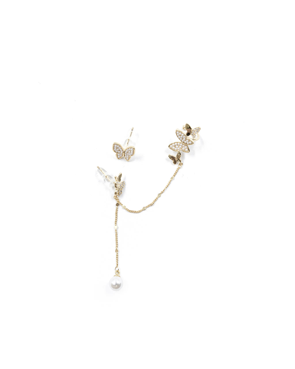 Aretes Largos Ansheli Dorados M9 Oro Laminado