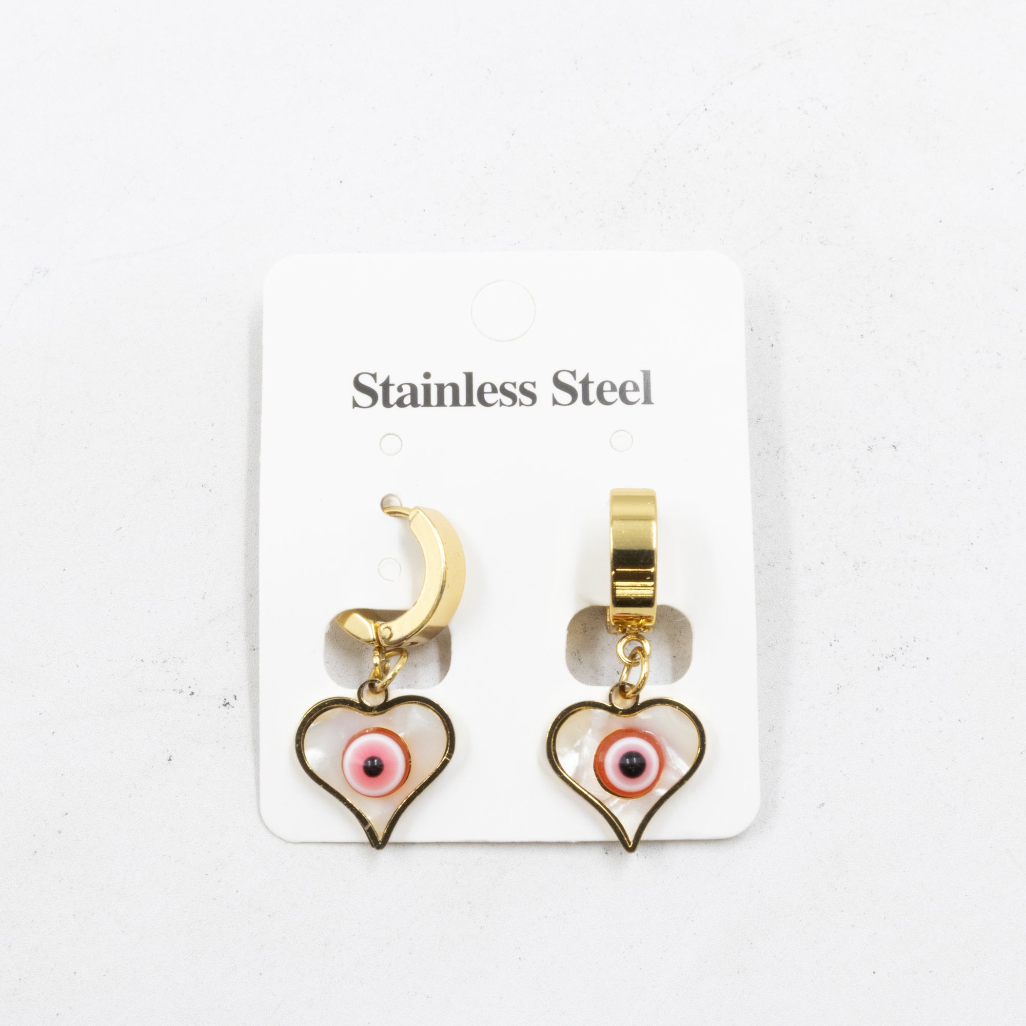 Aretes  Dorados de Ojo Turco M3 Oro Laminado