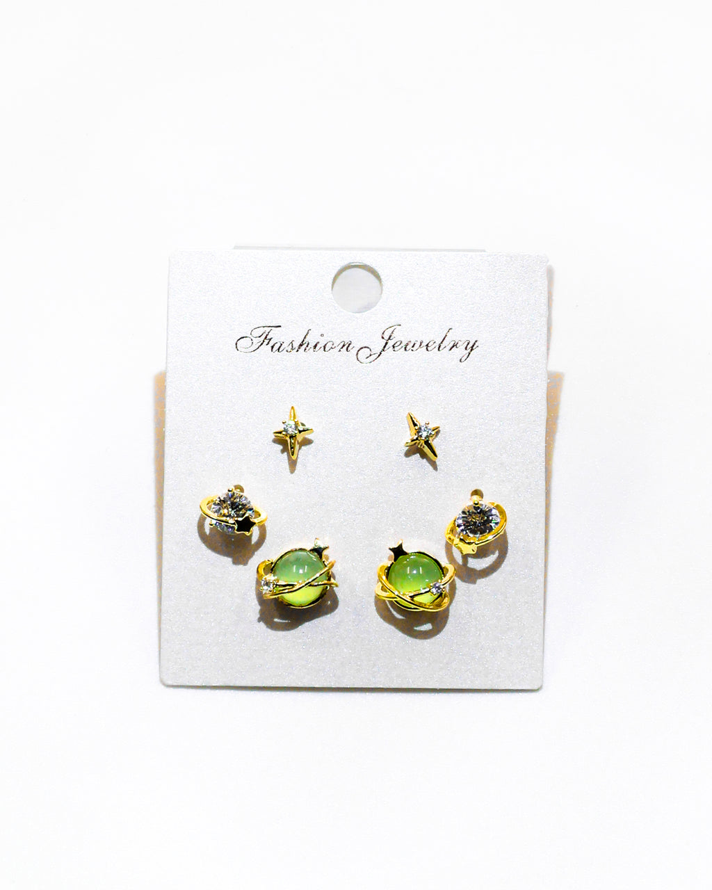 Set Aretes X3 - M6 Oro Laminado
