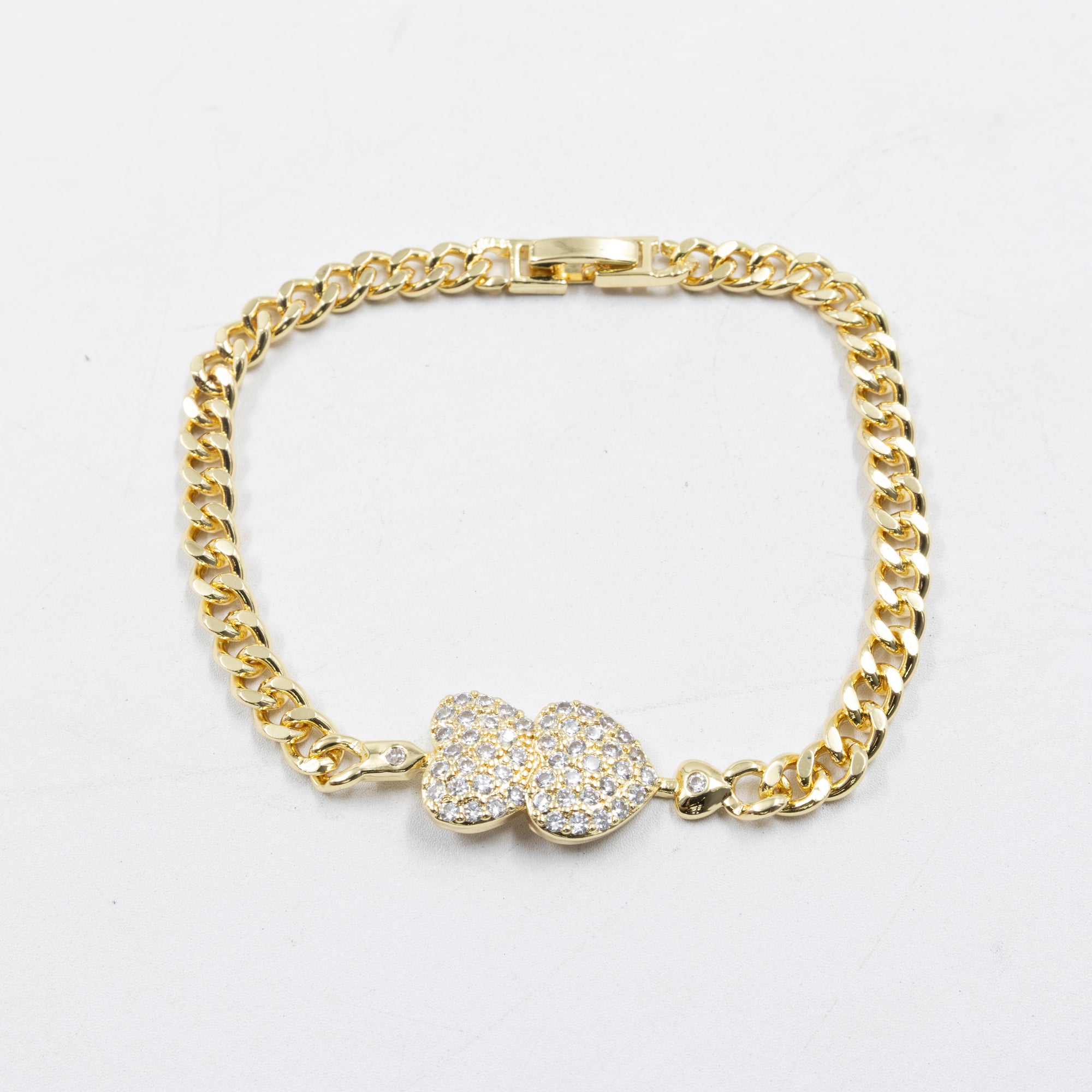 Pulseras Doradas con Piedras M5 Oro Laminado