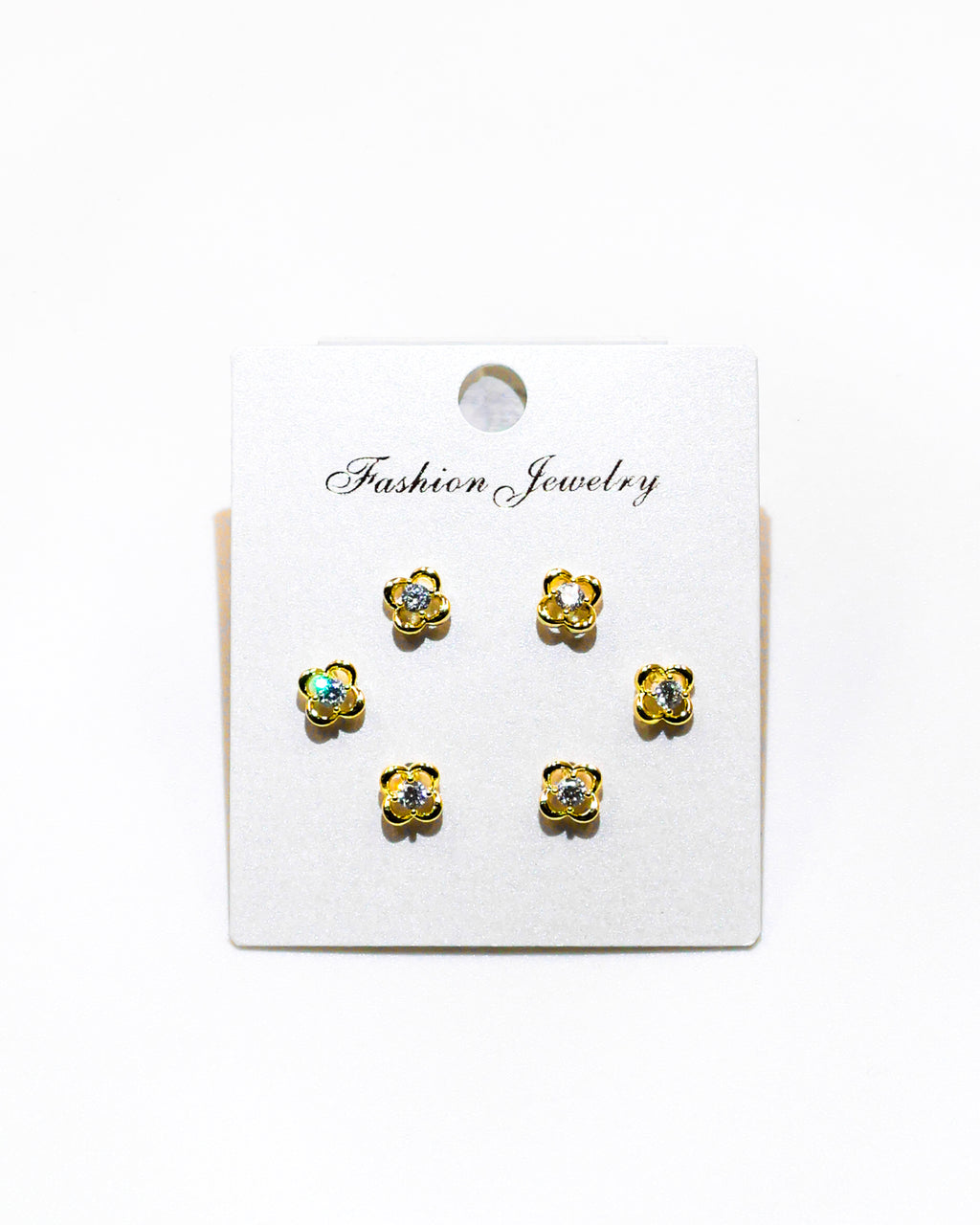 Set Aretes X3 - M10 Oro Laminado
