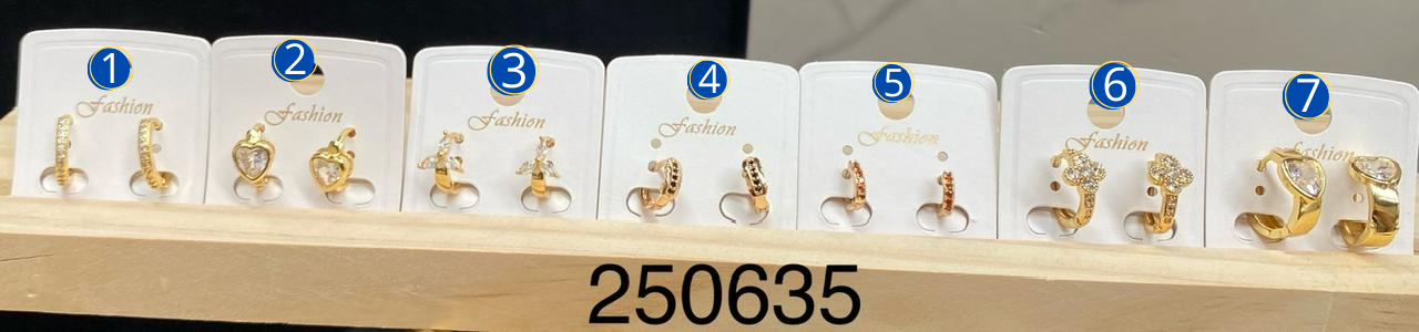 Aretes Dorados M2 Oro Laminado 02/03/26