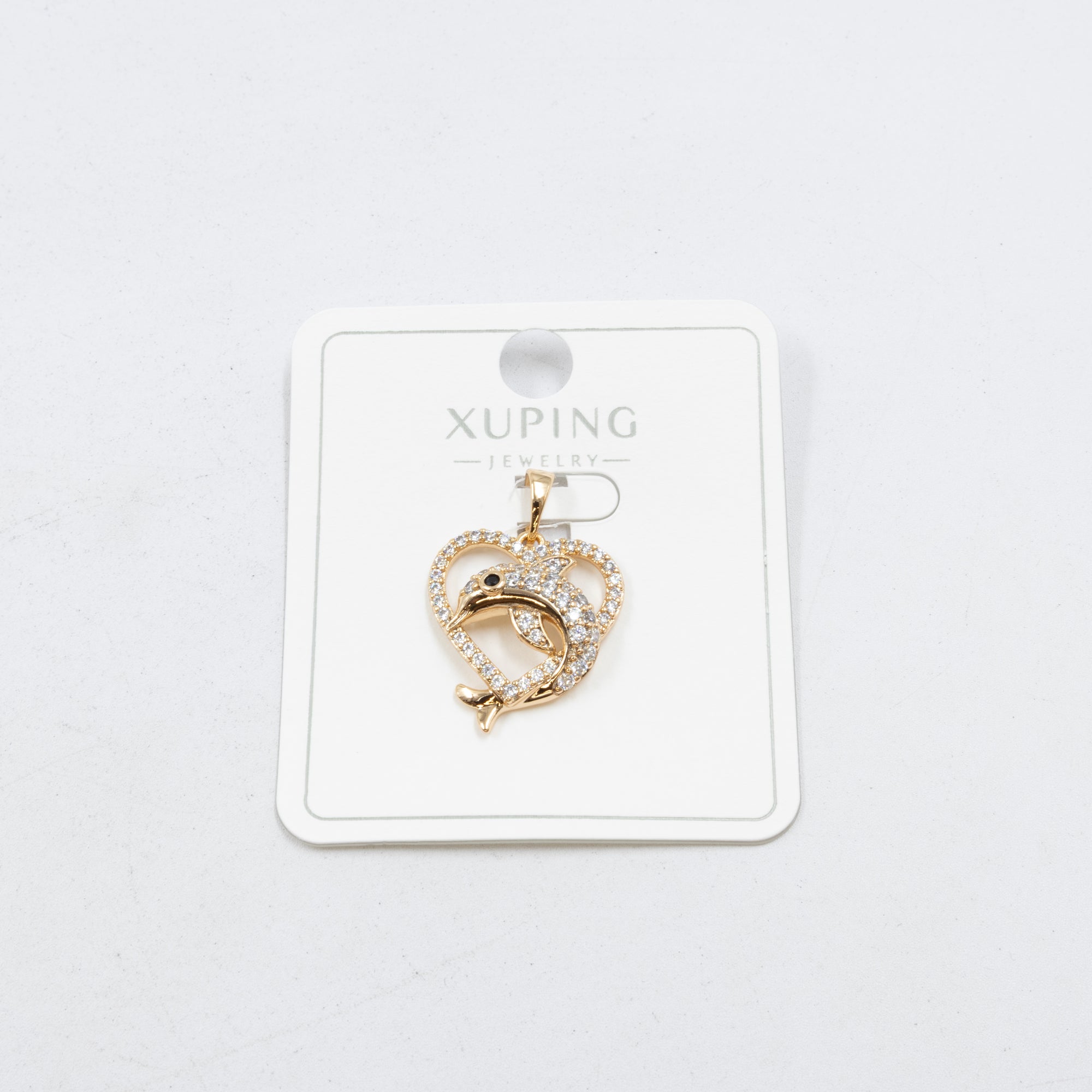 Dijes Xuping con Piedras M4 Oro Laminado