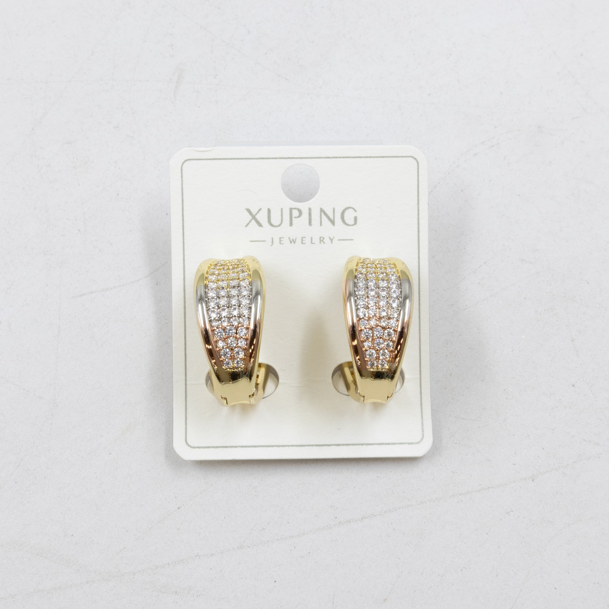 Aretes Oro Florentino Xuping M3 Oro Laminado