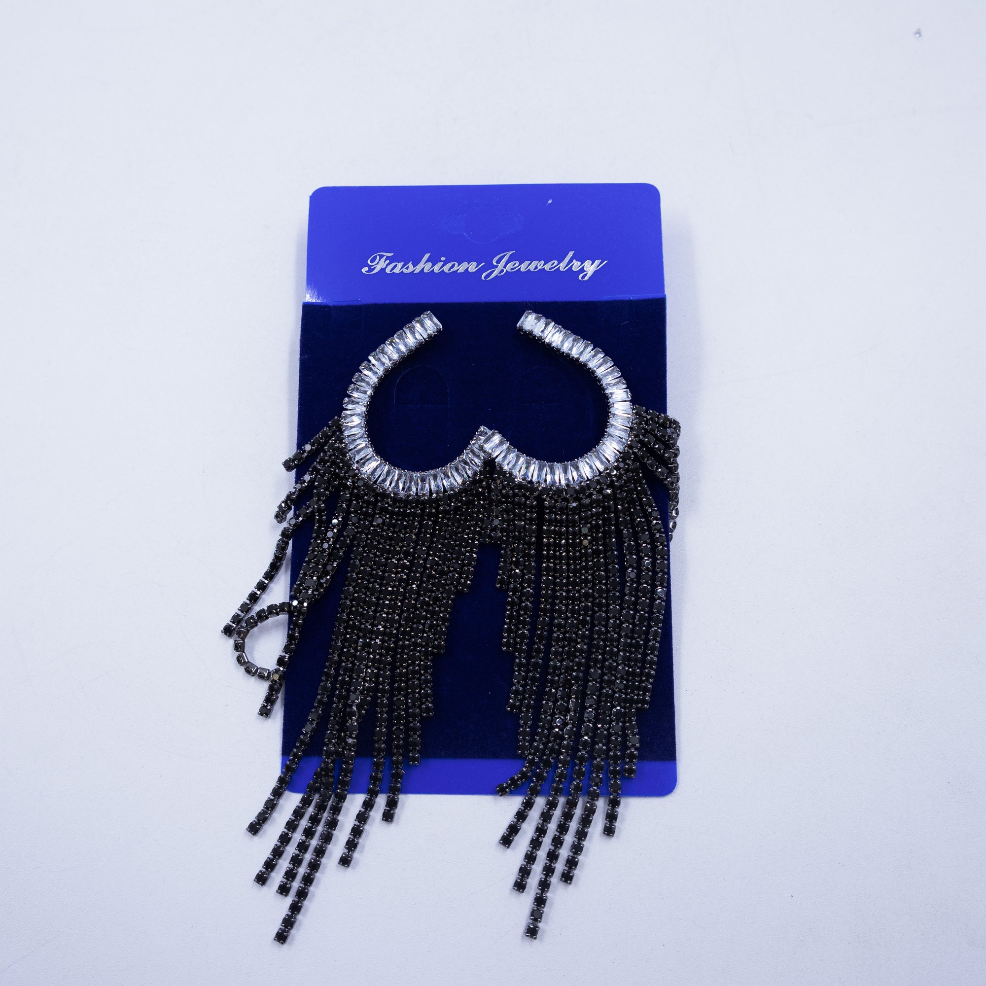 Aretes Largos con piedras M2 Oro Laminado