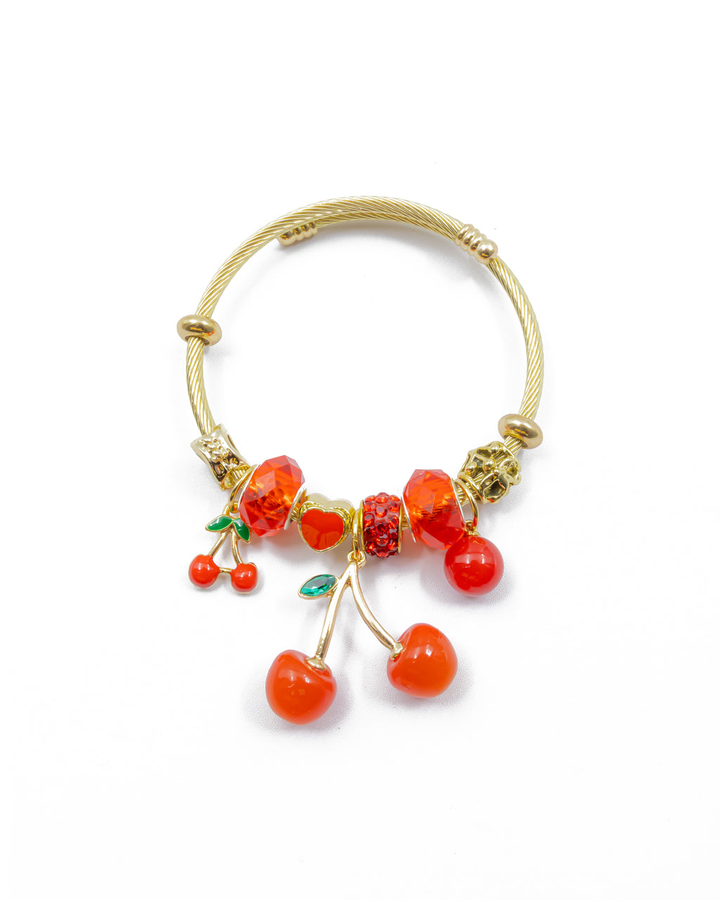 PULSERA DE CEREZA M3 ORO LAMINADO