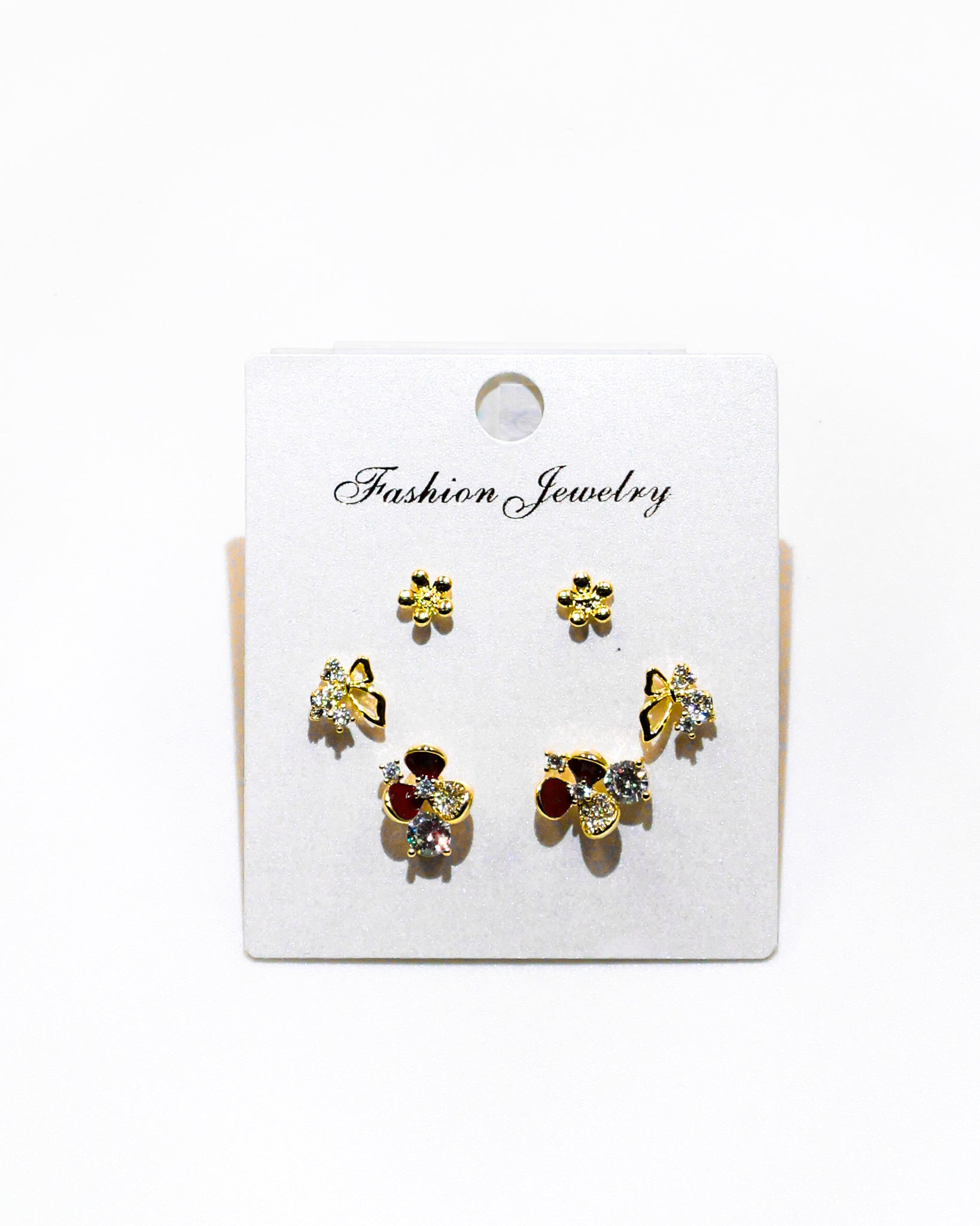 Set Aretes X3 - M3 Oro Laminado