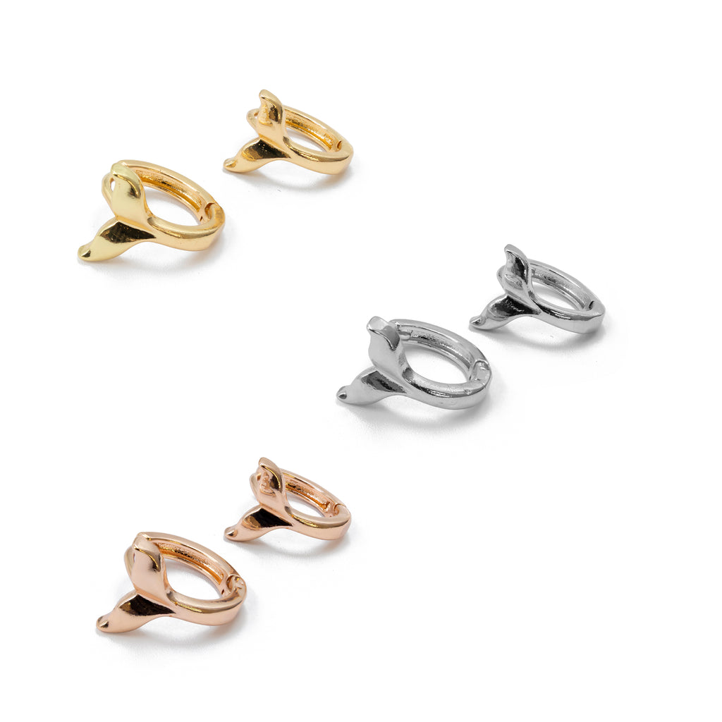 Paquete de 3 pares de Arracadas M1 Oro Laminado