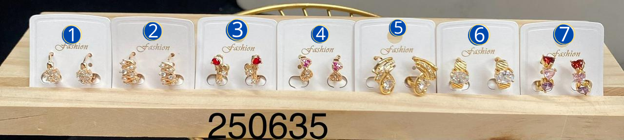 Aretes Dorados M4 Oro Laminado 02/03/26