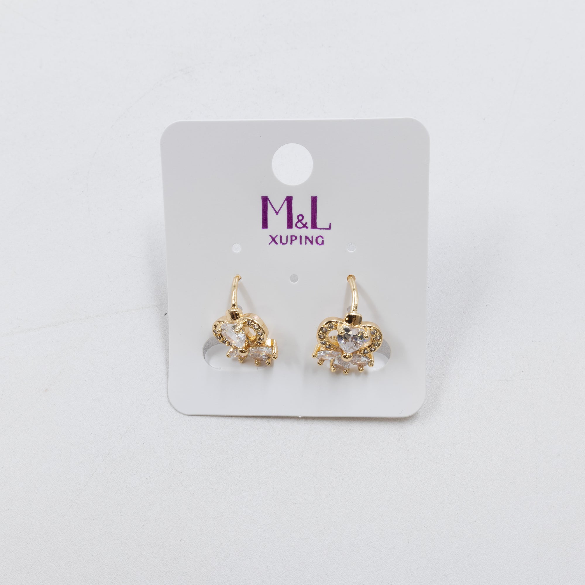 Aretes Dorados Xuping de Aro M9 Oro Laminado