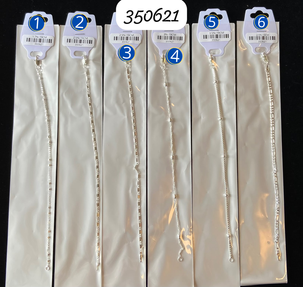 [28/OCTUBRE/26] Pulseras Plateadas M16 Oro Laminado