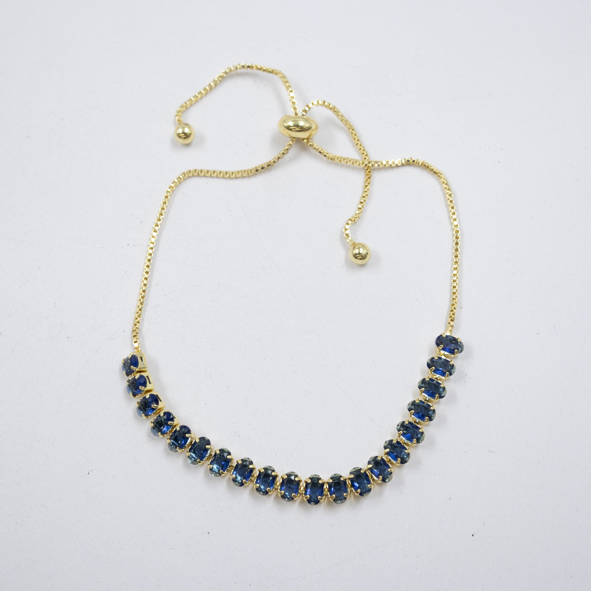 Pulseras Doradas con Piedras M8 Oro Laminado