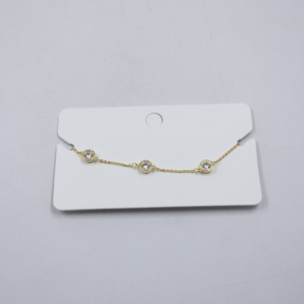 Pulsera Dorada Ansheli M4 Oro Laminado