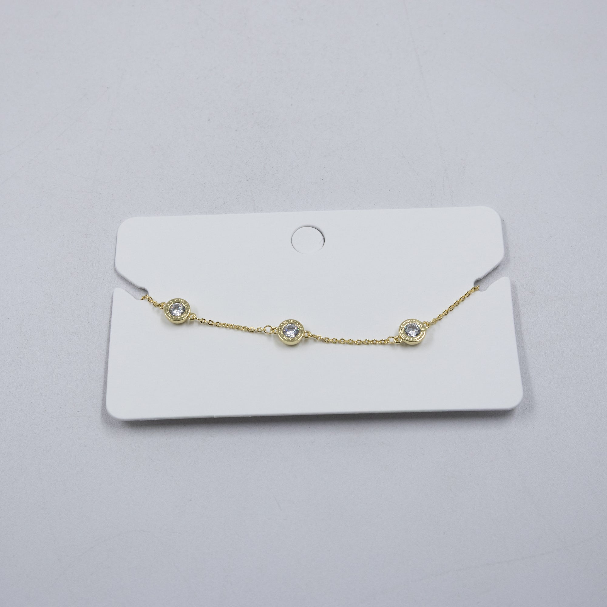 Pulsera Dorada Ansheli M4 Oro Laminado