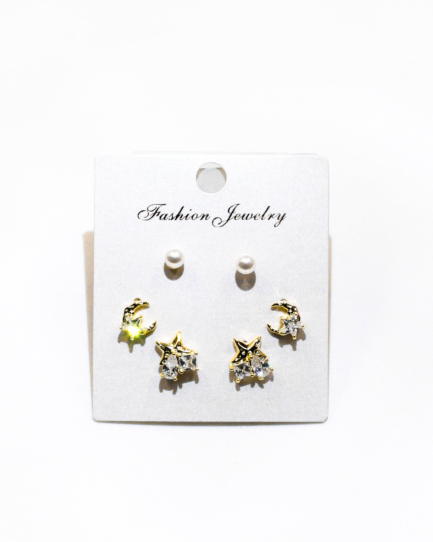 Set Aretes X3 - M15 Oro Laminado