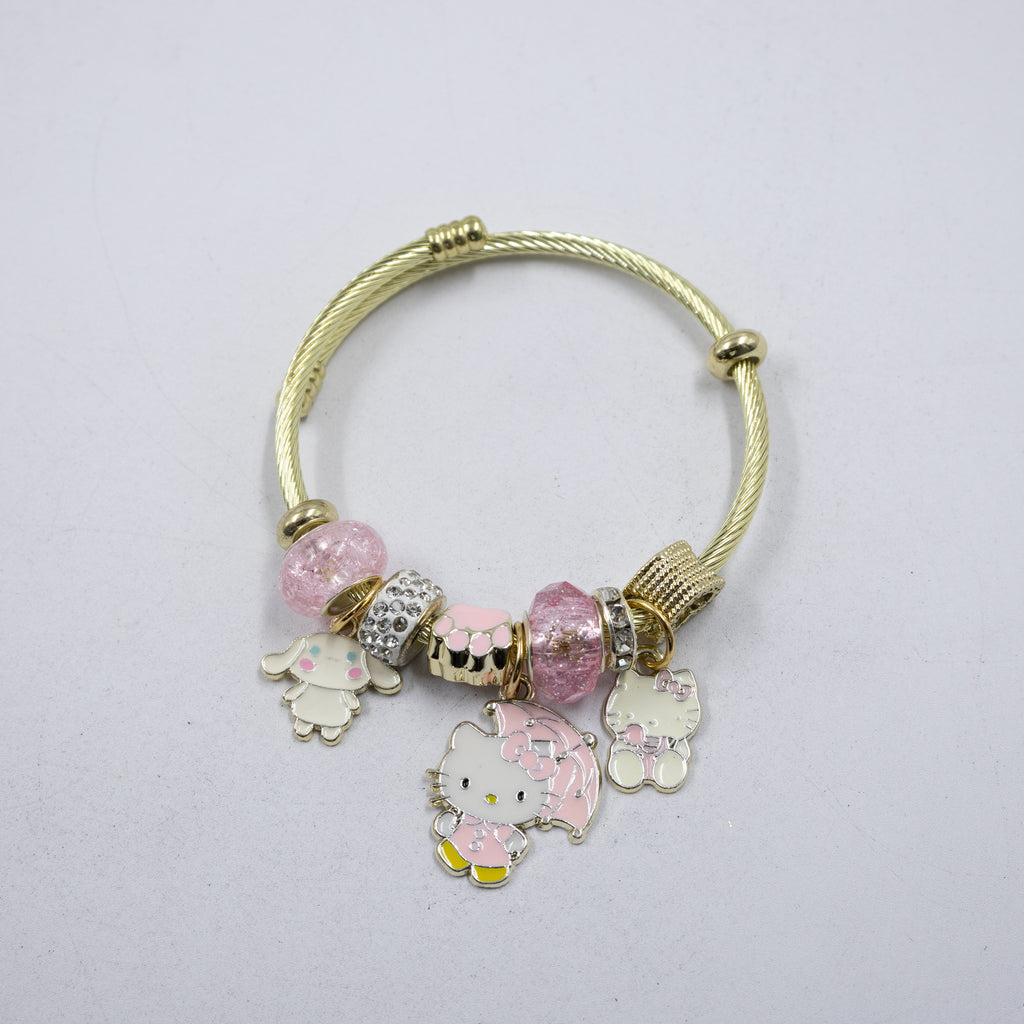 Pulsera tipo Pandora M10 Oro Laminado