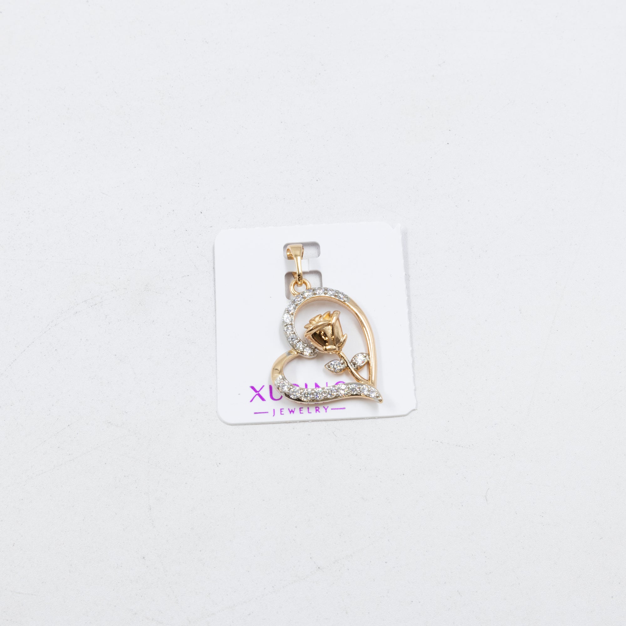 Dijes Xuping con Piedras M6 Oro Laminado
