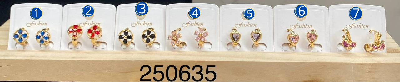 Aretes Dorados M6 Oro Laminado 02/03/26