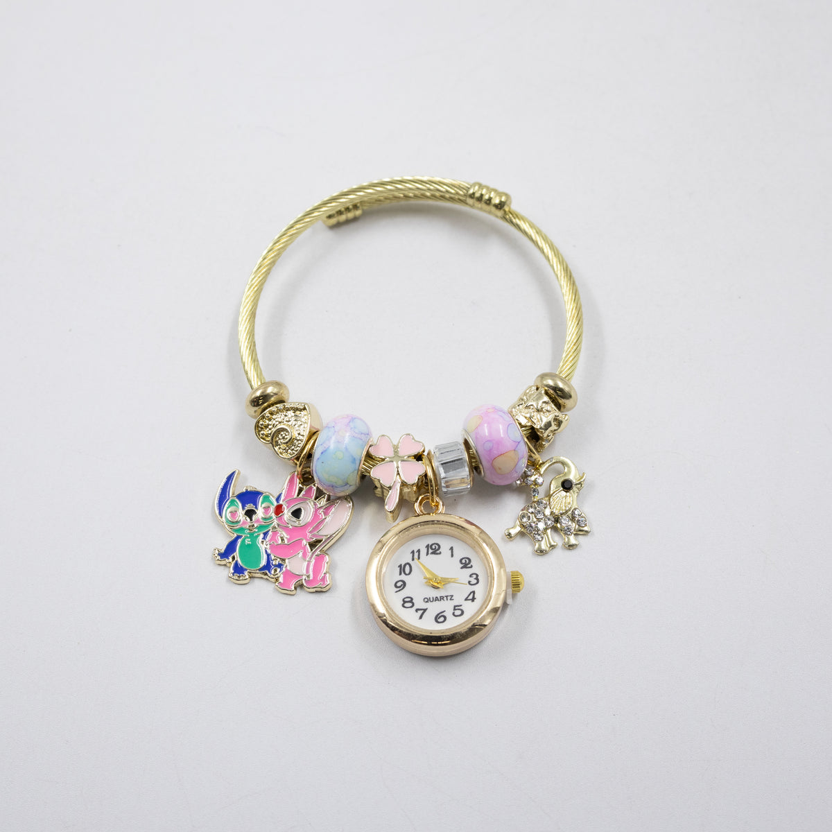 Pulsera tipo Pandora Dorados M21 Oro Laminado