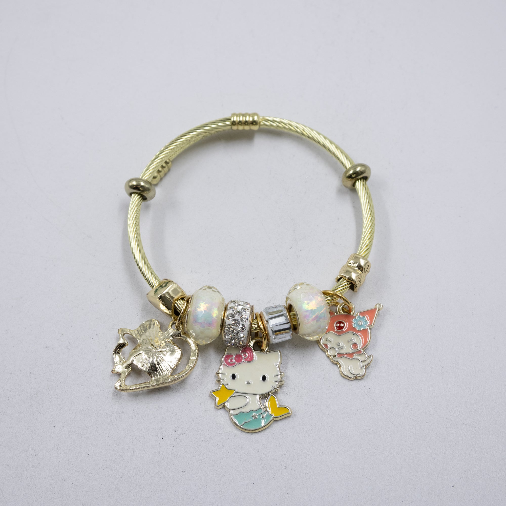 Pulsera tipo Pandora M6 Oro Laminado