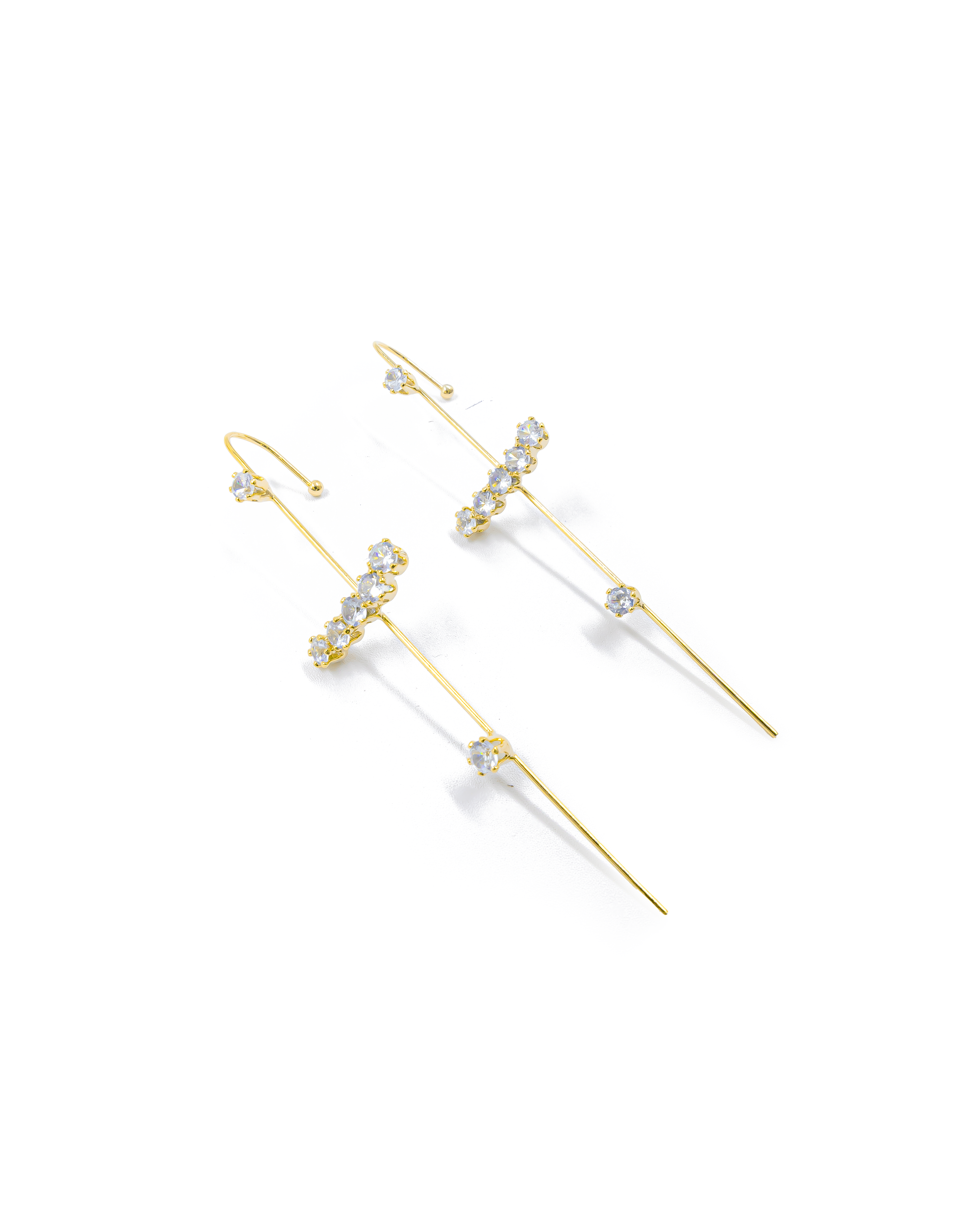 Aretes Violadores Dorados M1 Oro Laminado