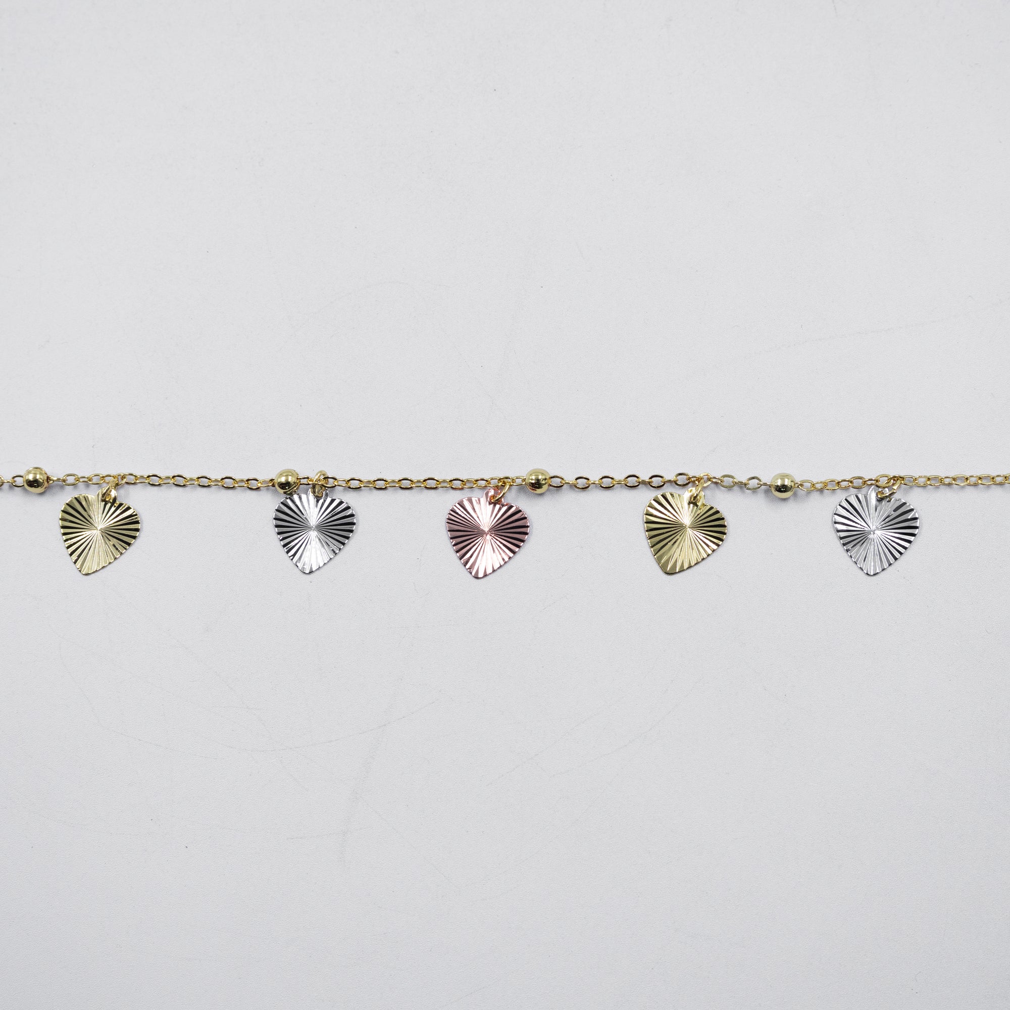 Pulseras de Tres colores M2 Oro Laminado