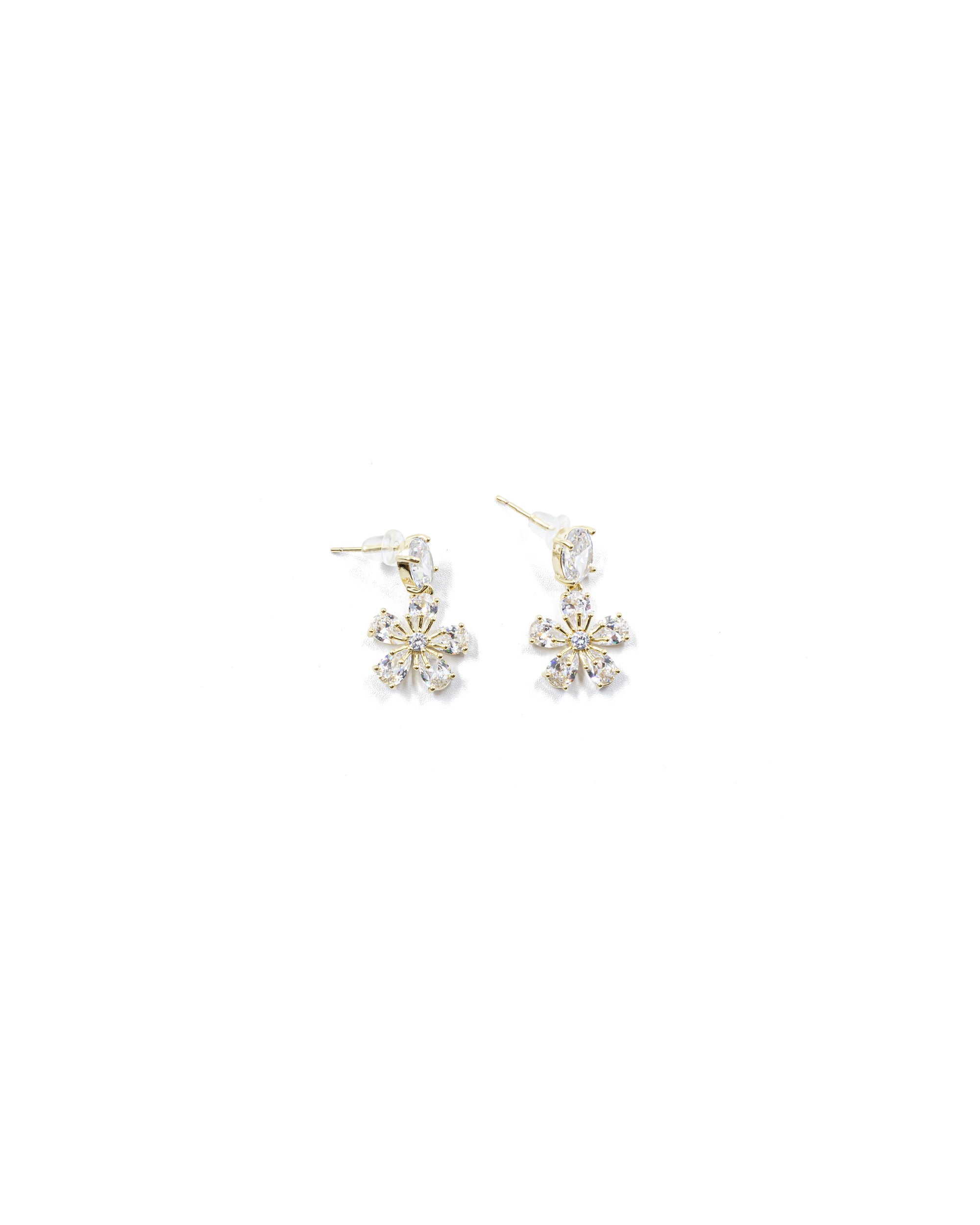 Aretes Largos Ansheli Dorados M10 Oro Laminado