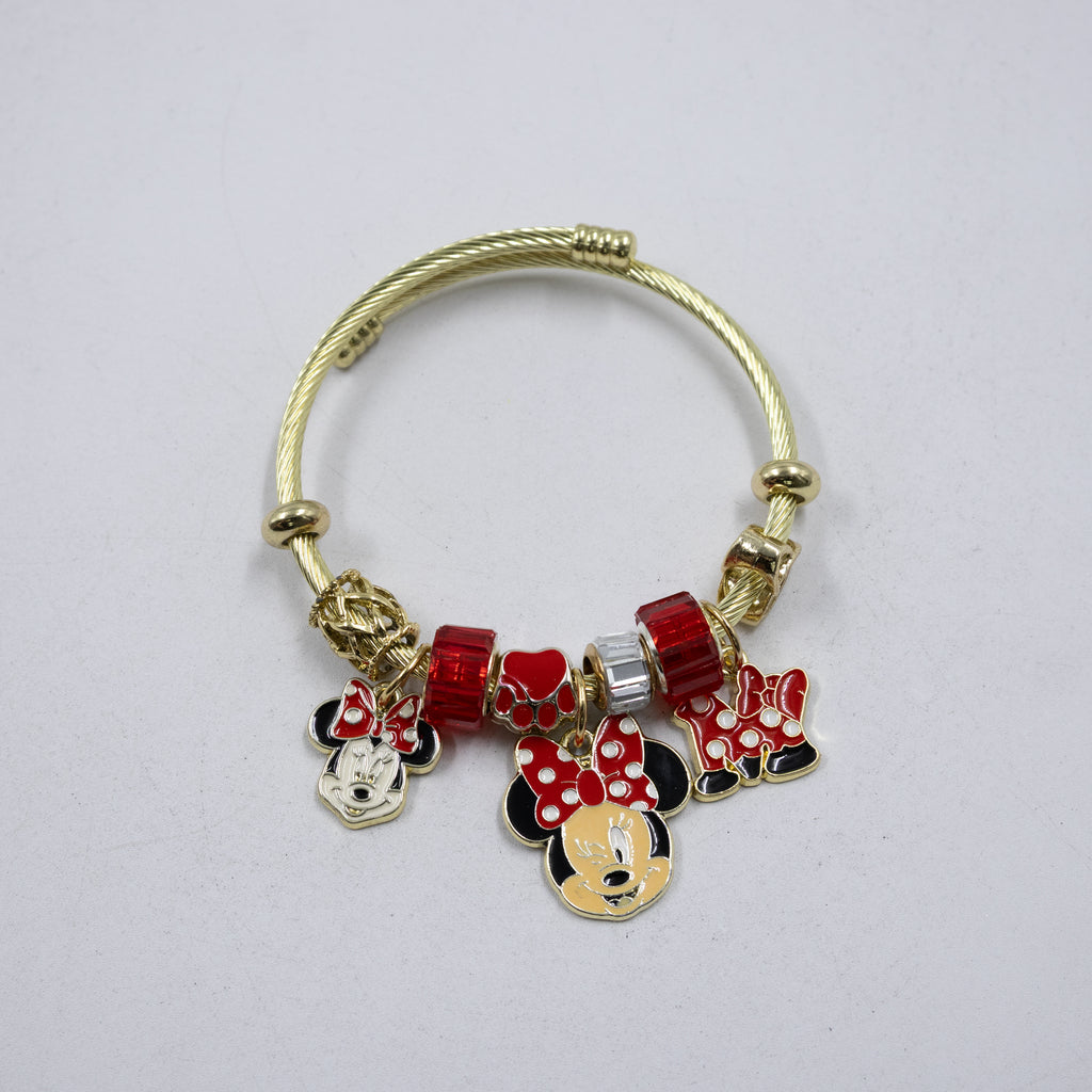 Pulsera tipo Pandora M8 Oro Laminado