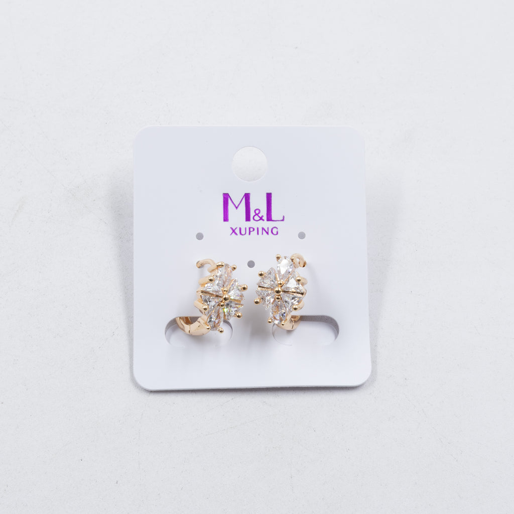 Aretes Xuping Dorados M15 Oro Laminado