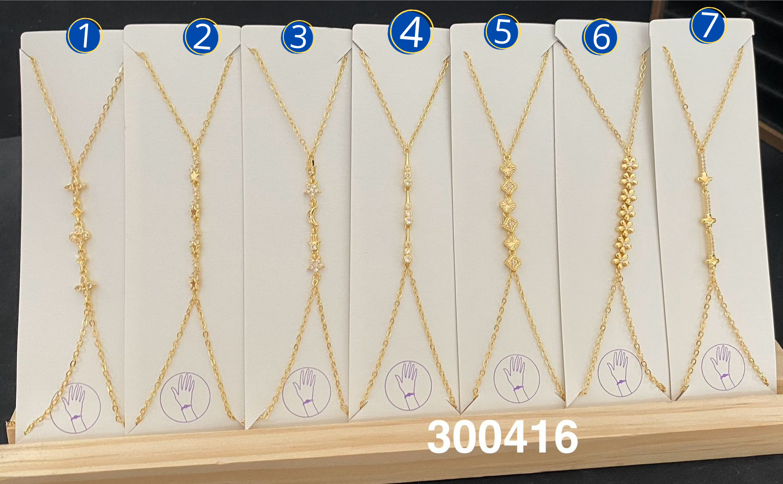 Pulseras Doradas M1 Oro Laminado