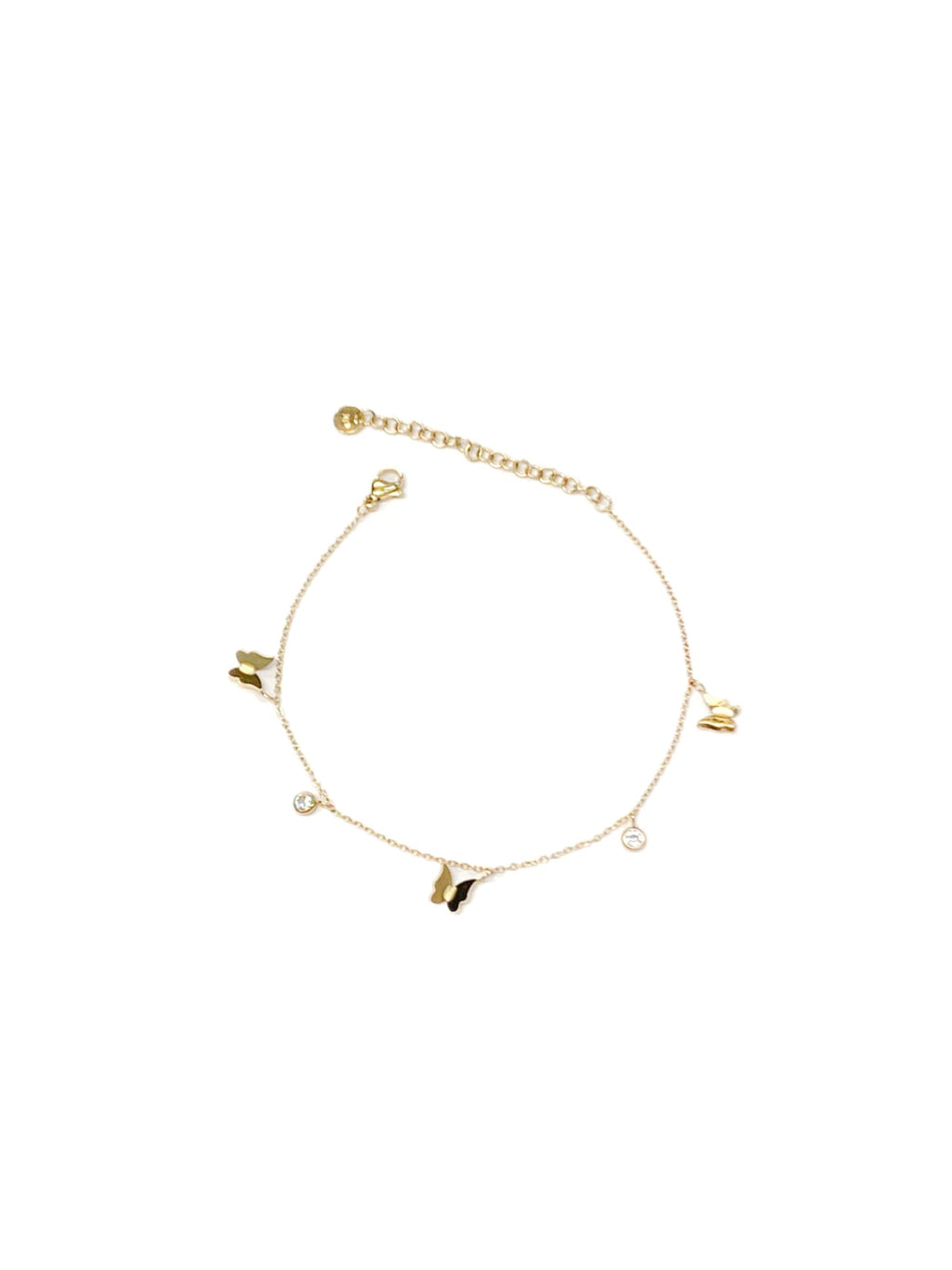 Pulsera Dorada con Dije - M3 Oro Laminado