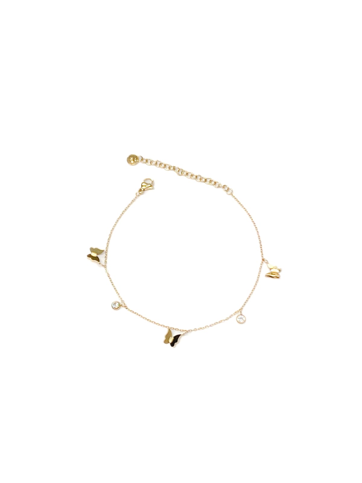 Pulsera Dorada con Dije - M3 Oro Laminado