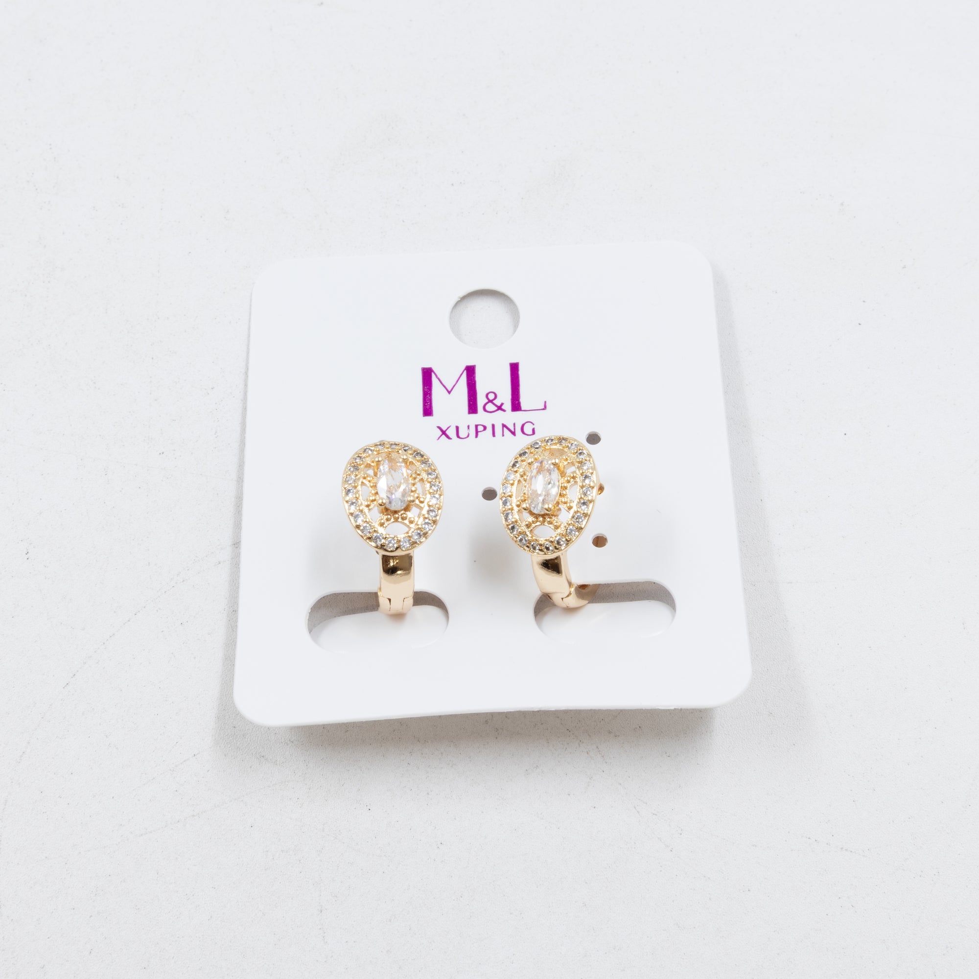 Aretes Xuping Dorados M10 Oro Laminado