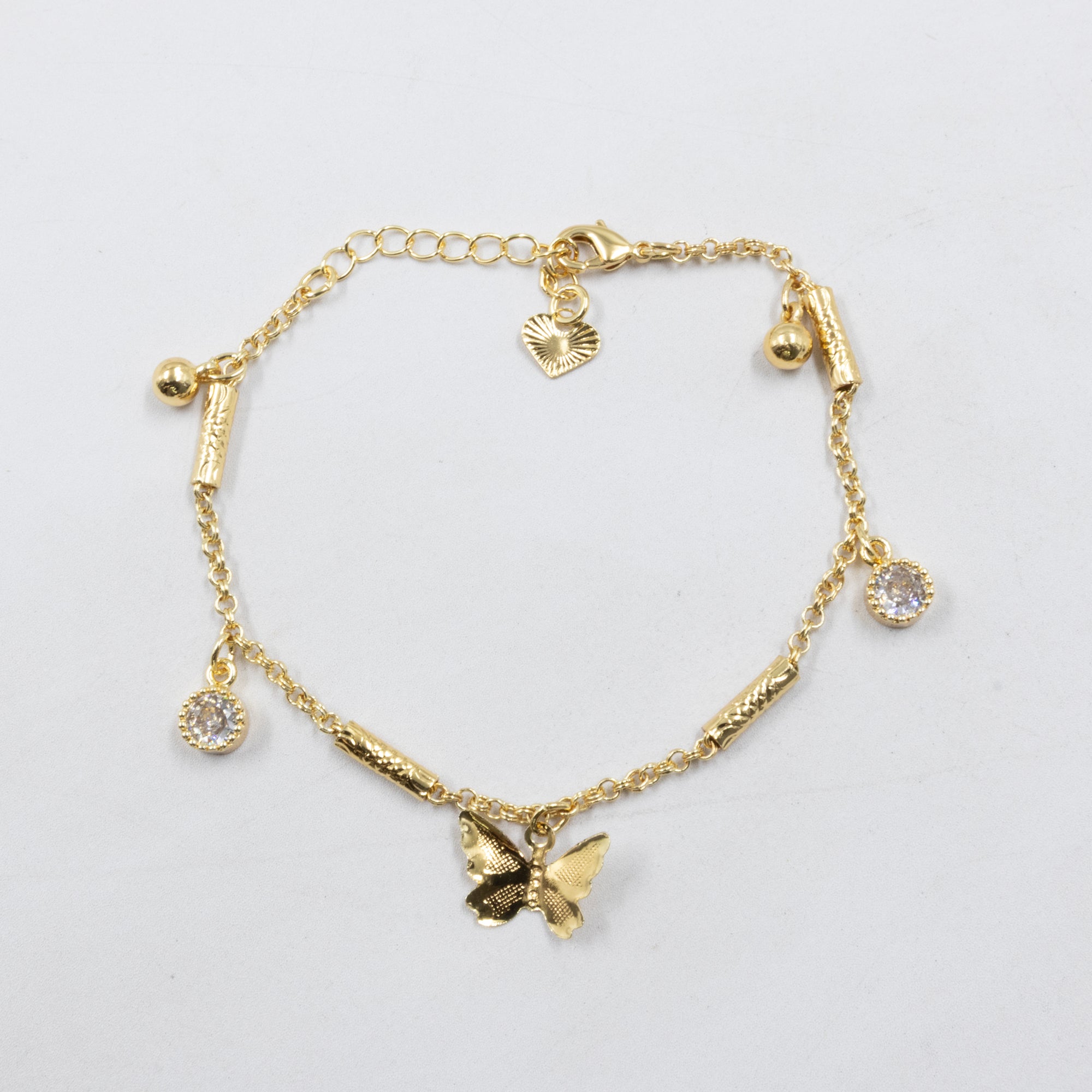 Pulseras Doradas con Dije M1 Oro Laminado