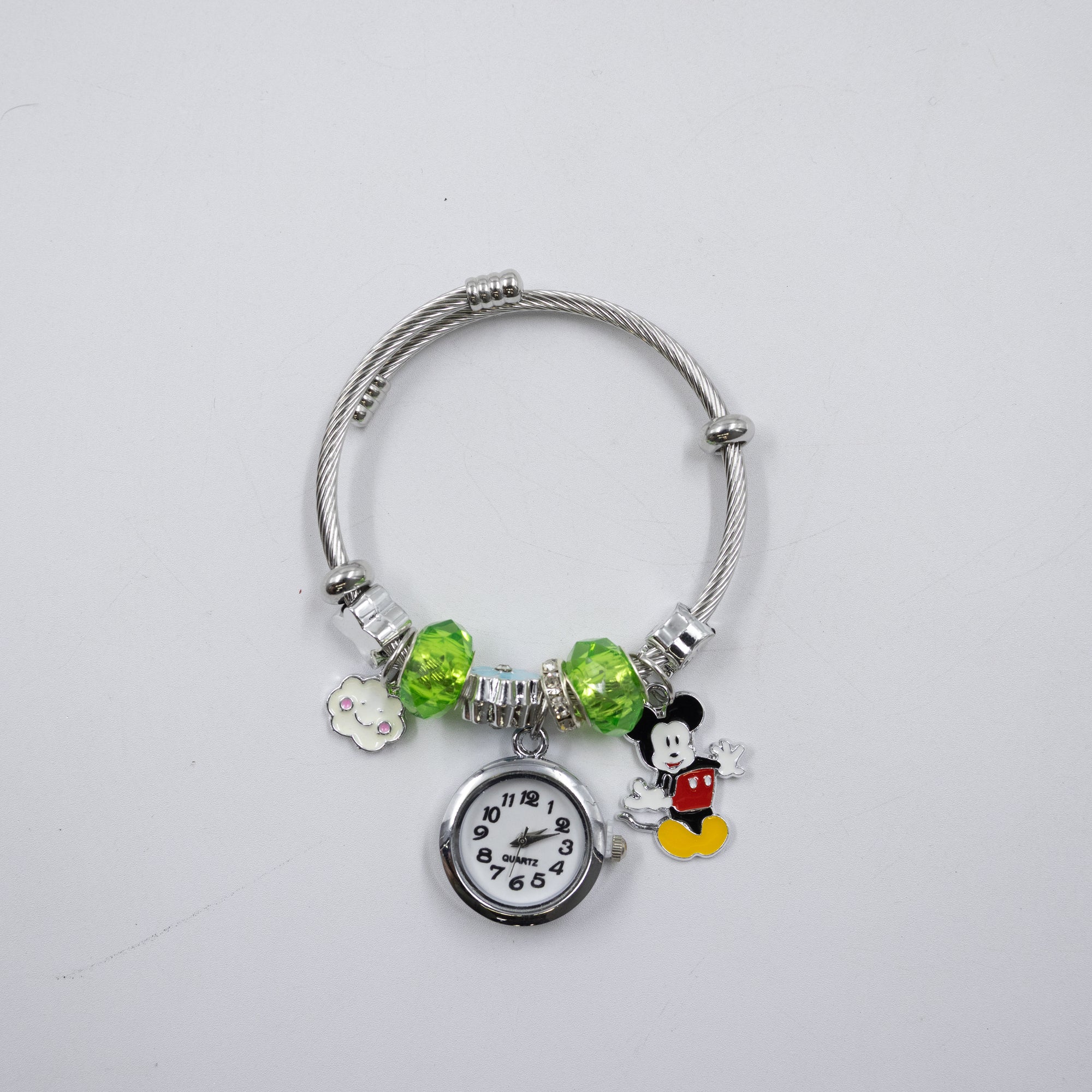 Pulsera tipo Pandora Plateadas M17 Oro Laminado