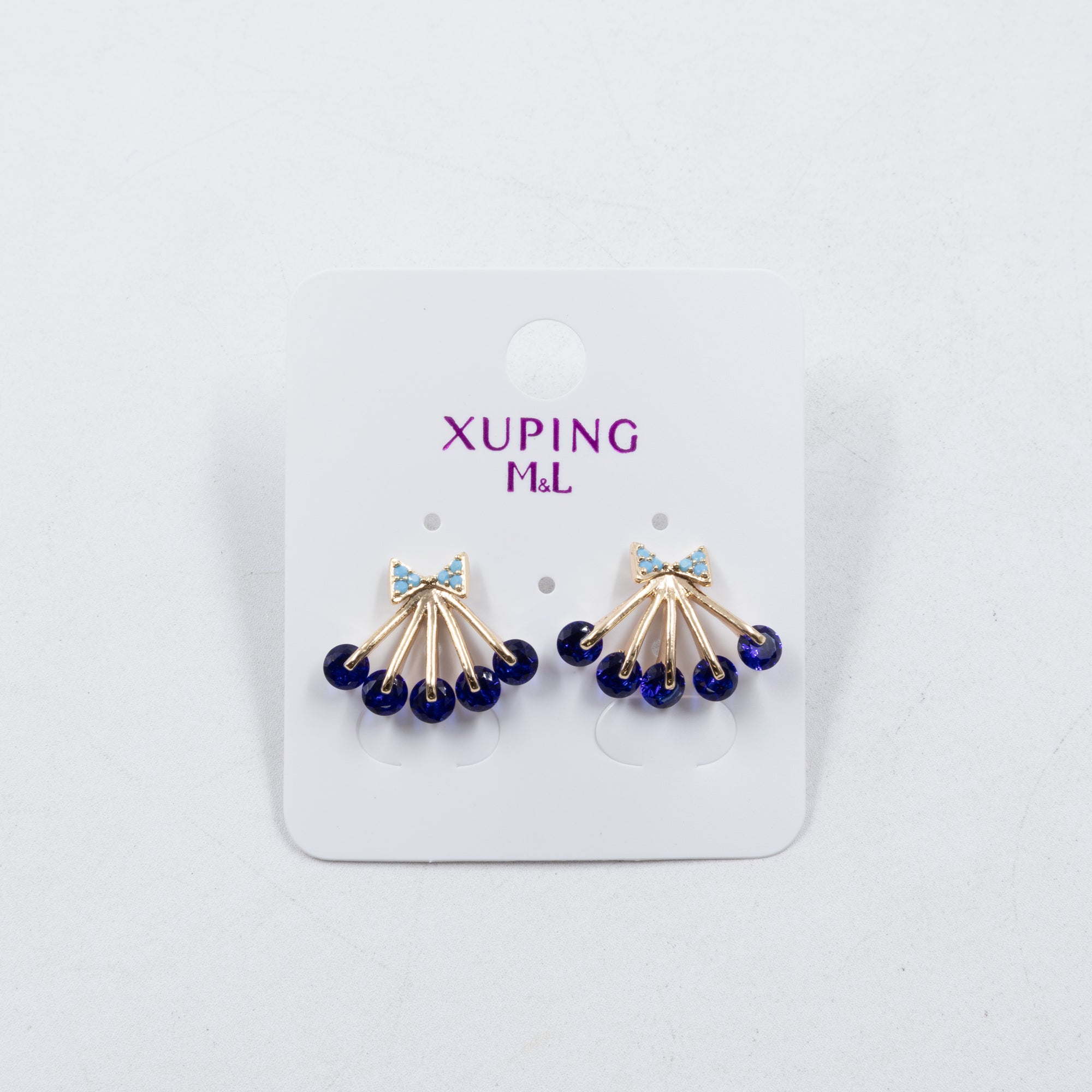 Aretes Xuping Dorados M12 Oro Laminado