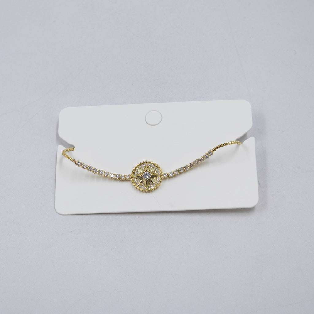 Pulsera Dorada Ansheli M24 Oro Laminado