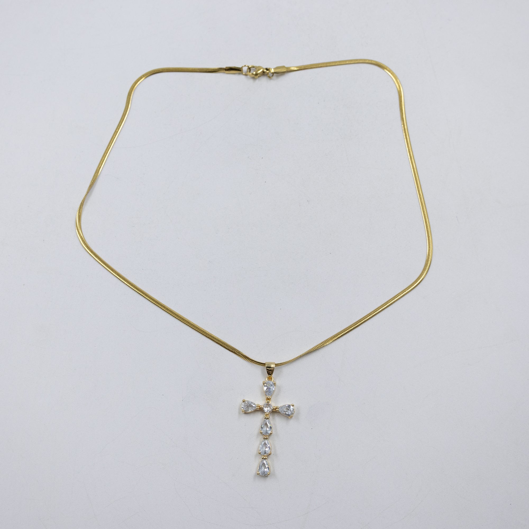 Collar Dorado Religioso M1 Oro Laminado