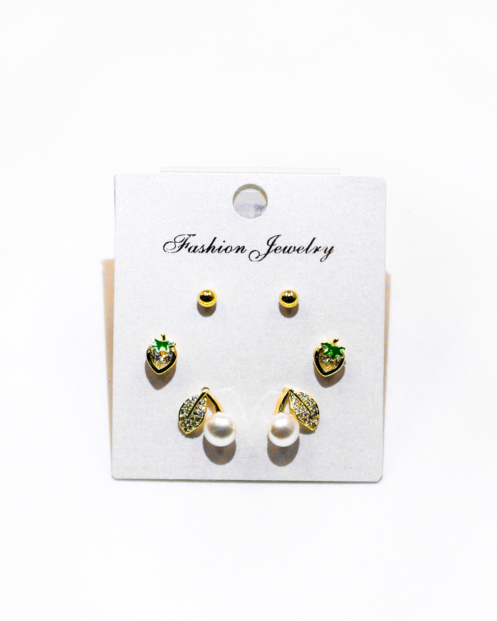 Set Aretes X3 - M7 Oro Laminado