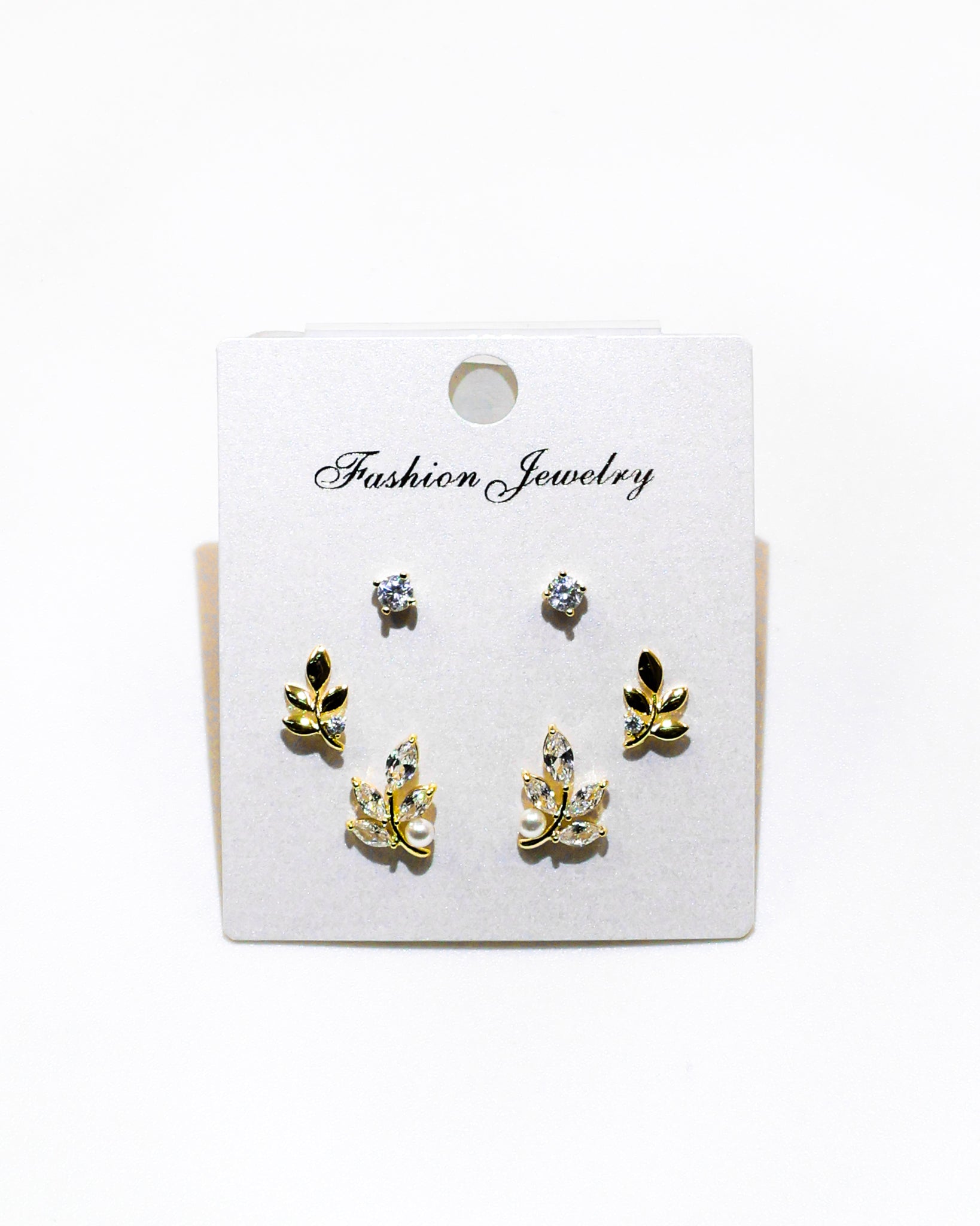 Set Aretes X3 - M21 Oro Laminado