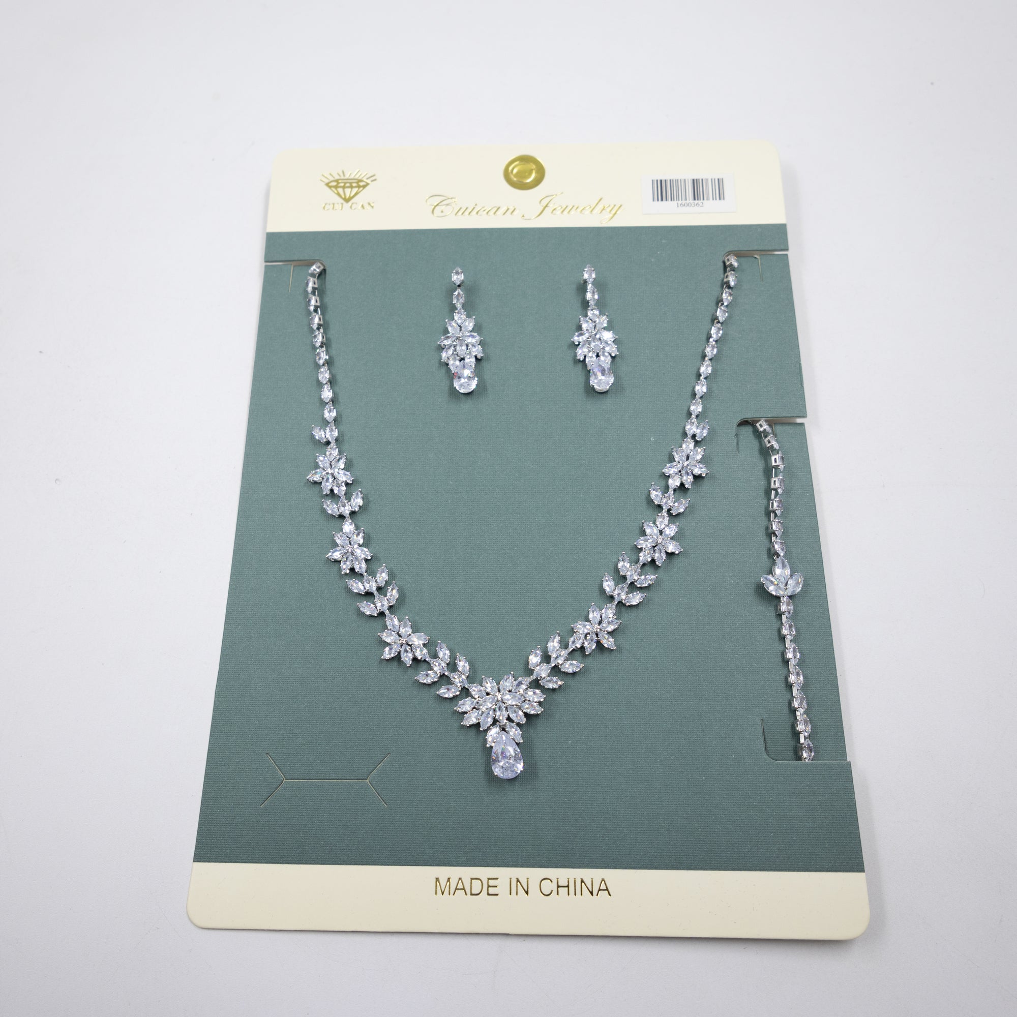 Conjuntos Plateados con piedras M3 Oro Laminado