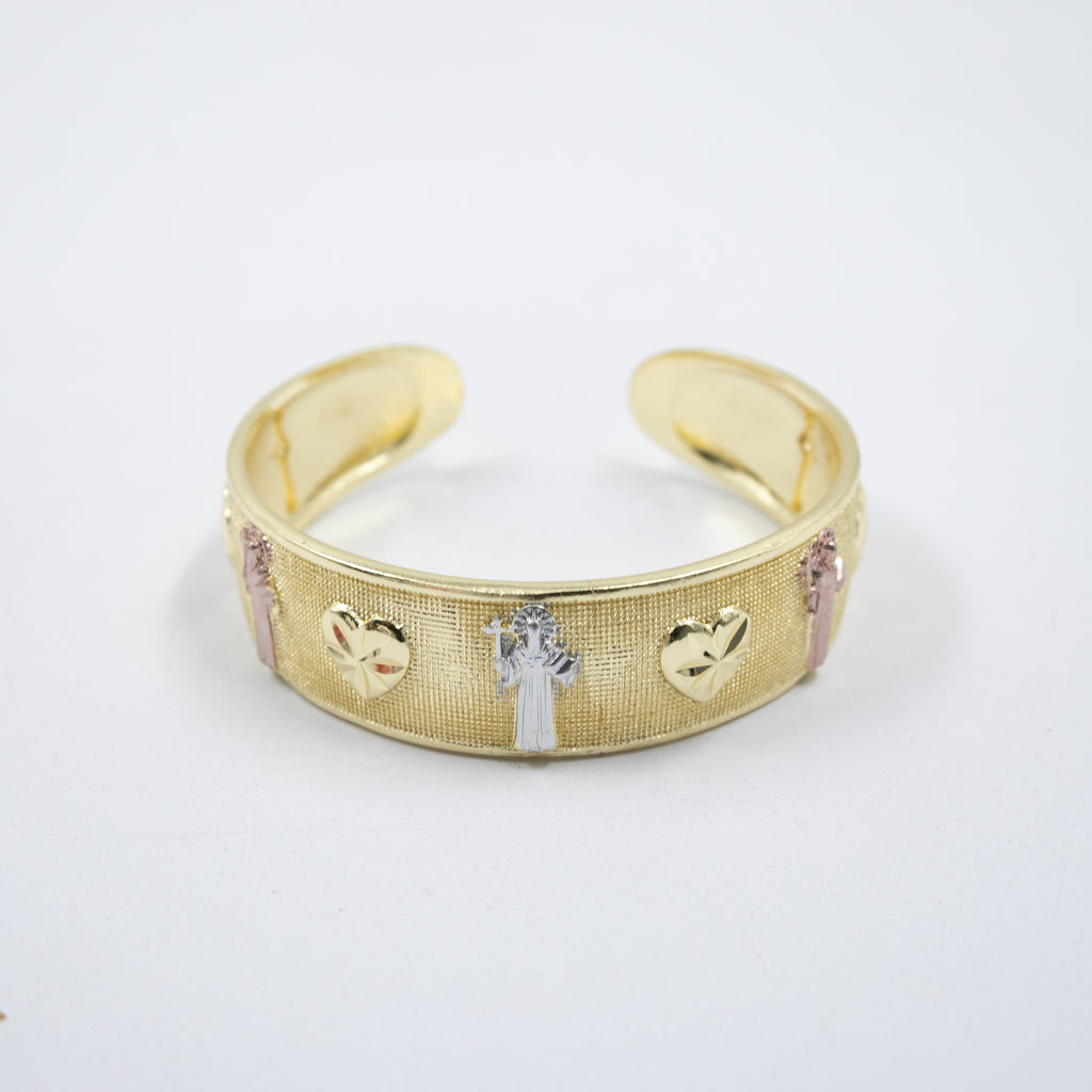 Brazalete Dorado y religiosos M2 Oro Laminado