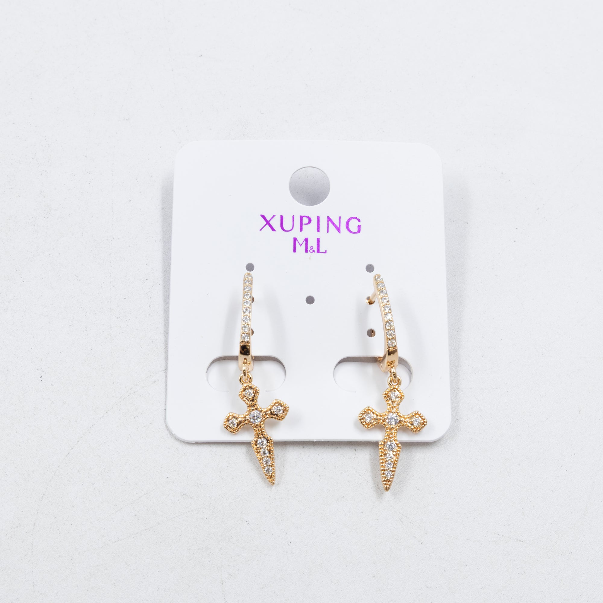Aretes Xuping Dorados M9 Oro Laminado