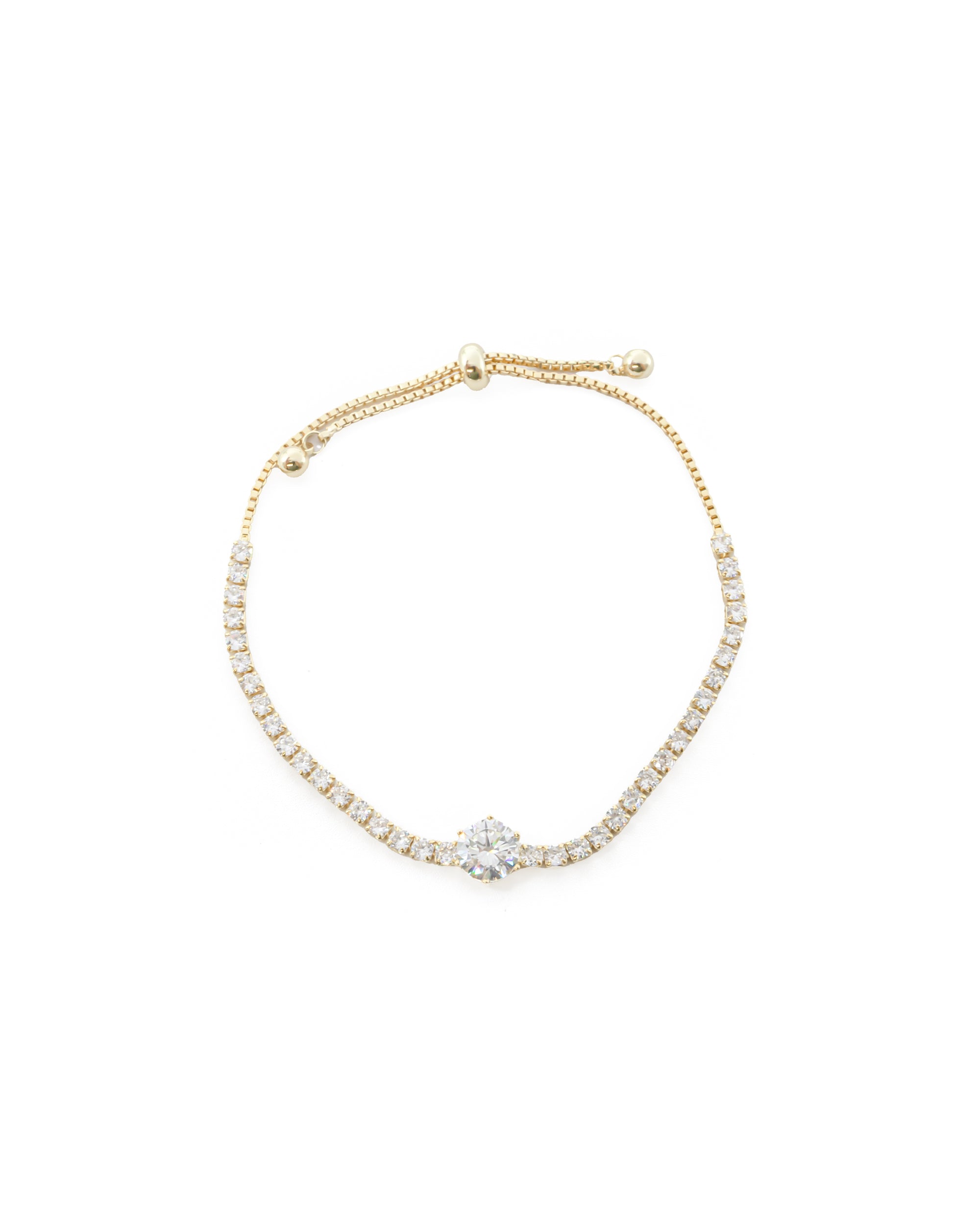 Pulsera Dorada Ansheli M16 - Oro Laminado