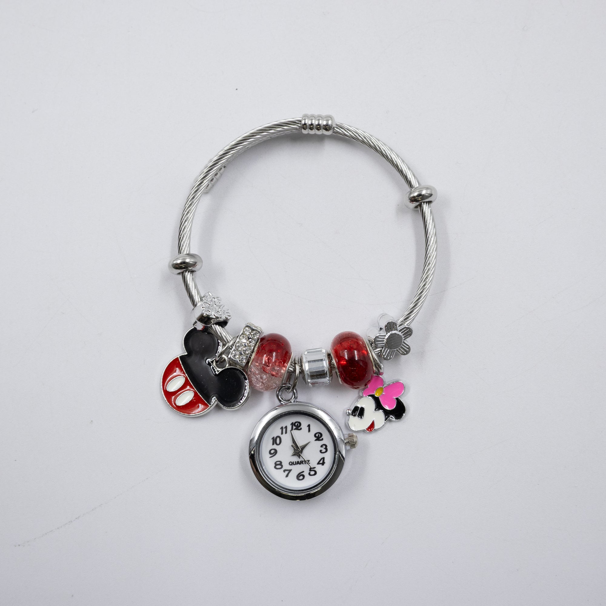 Pulsera tipo Pandora Plateadas M18 Oro Laminado