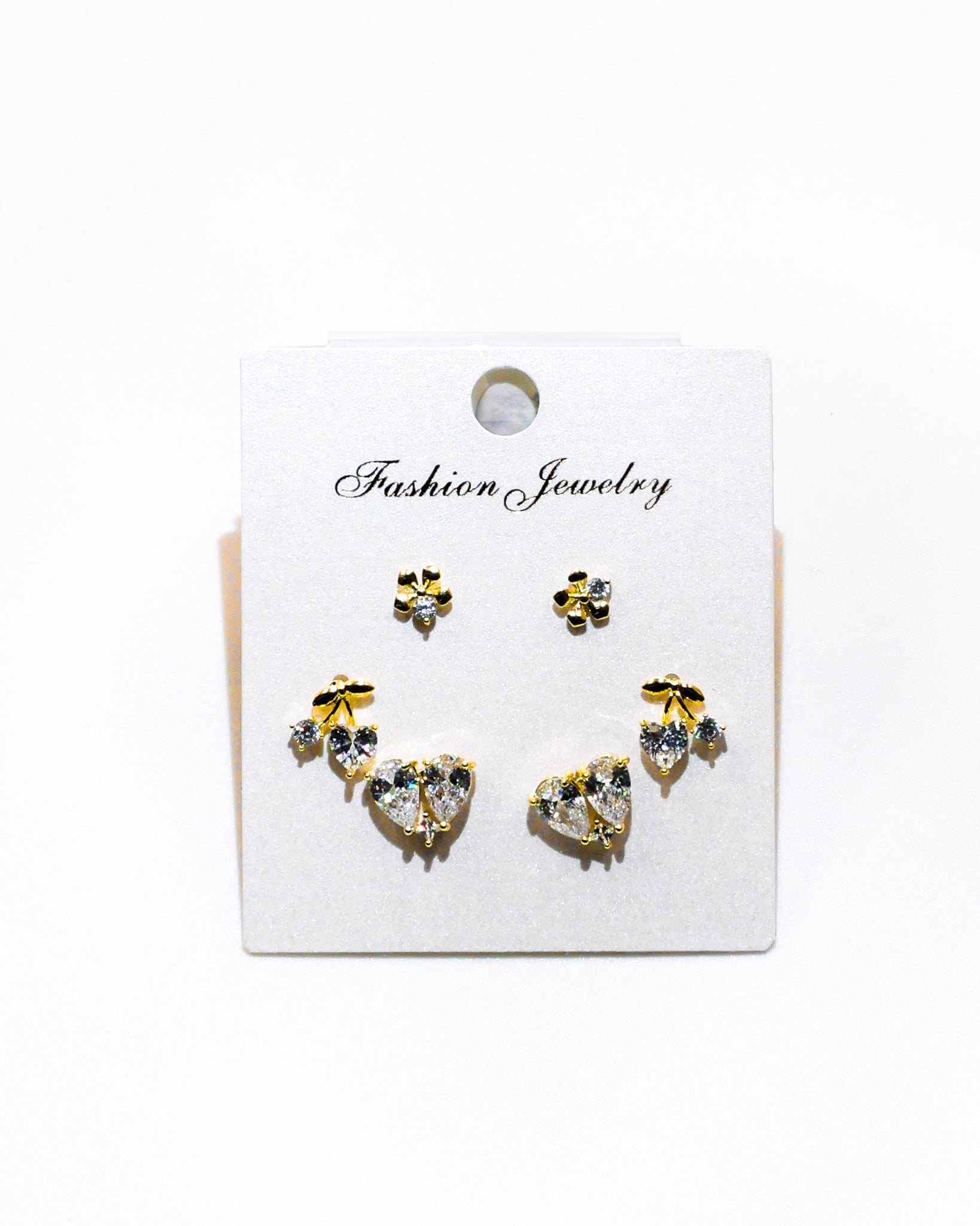 Set Aretes X3 - M9 Oro Laminado