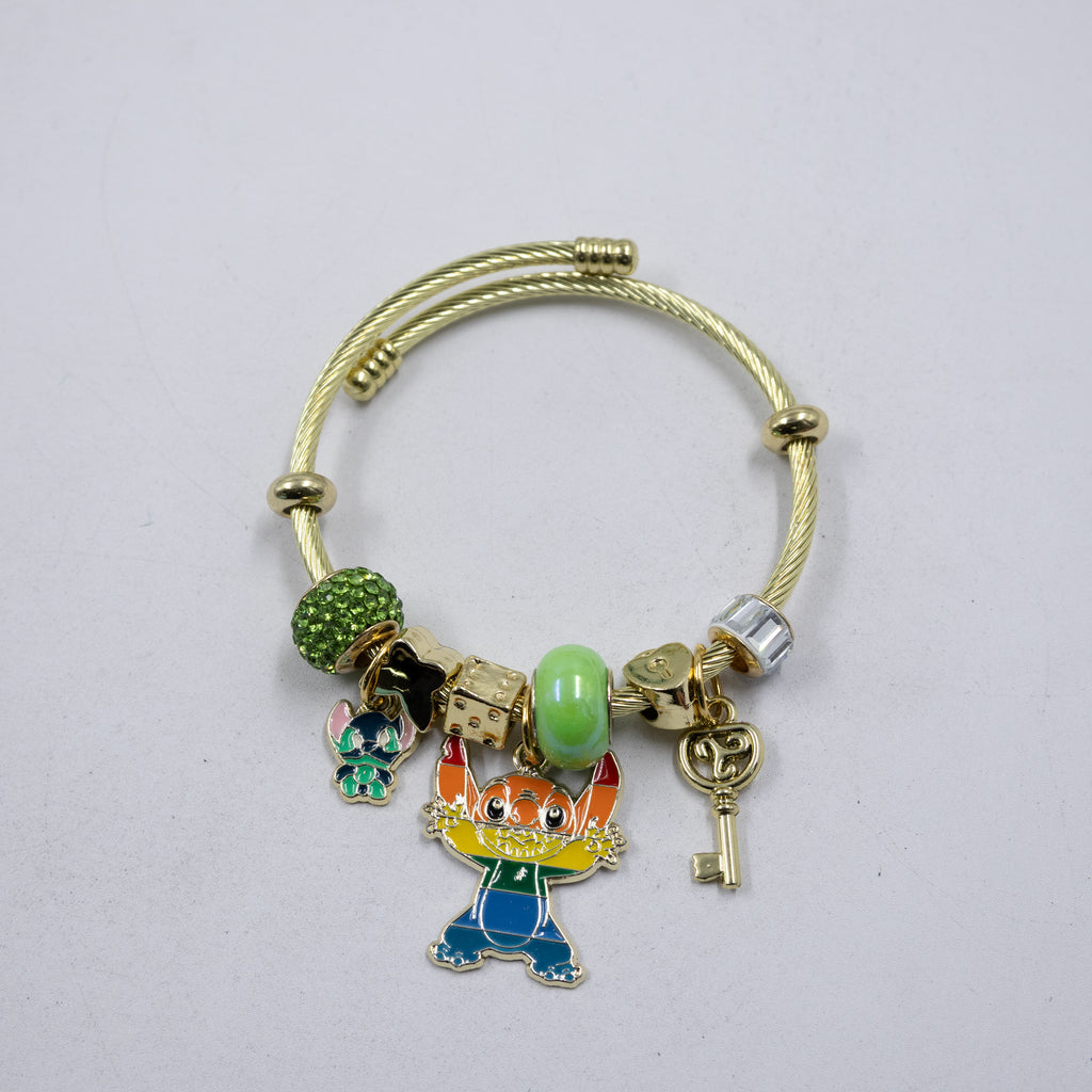 Pulsera tipo Pandora M11 Oro Laminado