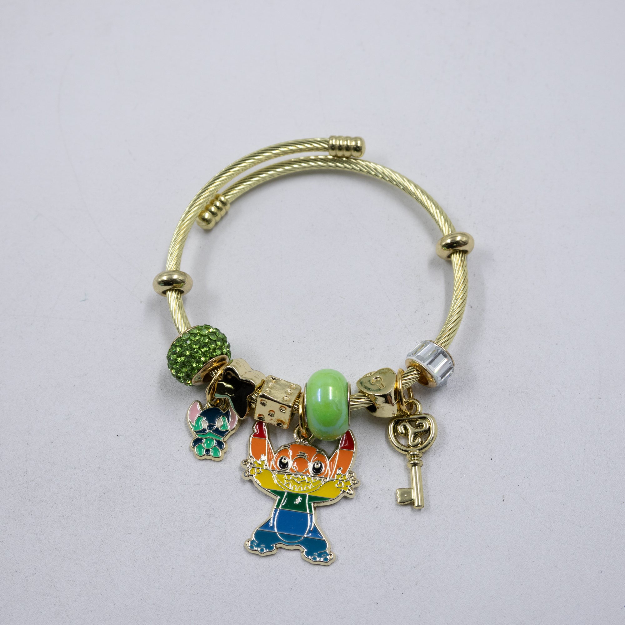 Pulsera tipo Pandora M11 Oro Laminado