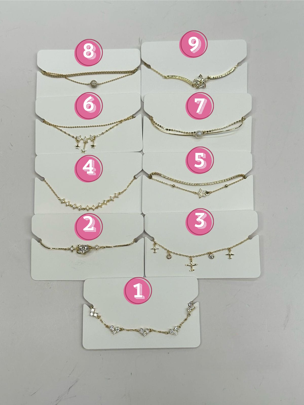 Pulsera Dorada Ansheli M7 Oro Laminado