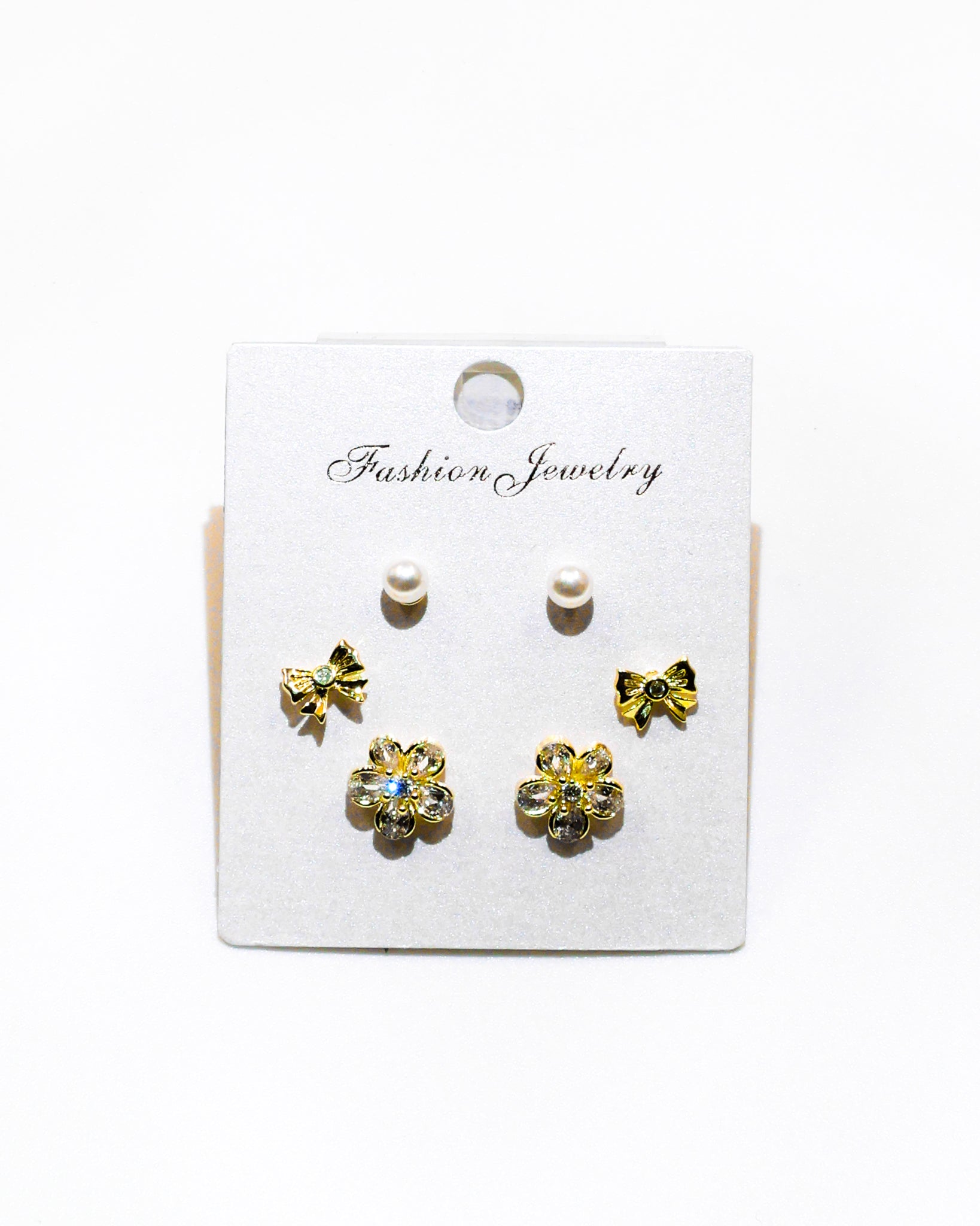 Set Aretes X3 - M8 Oro Laminado